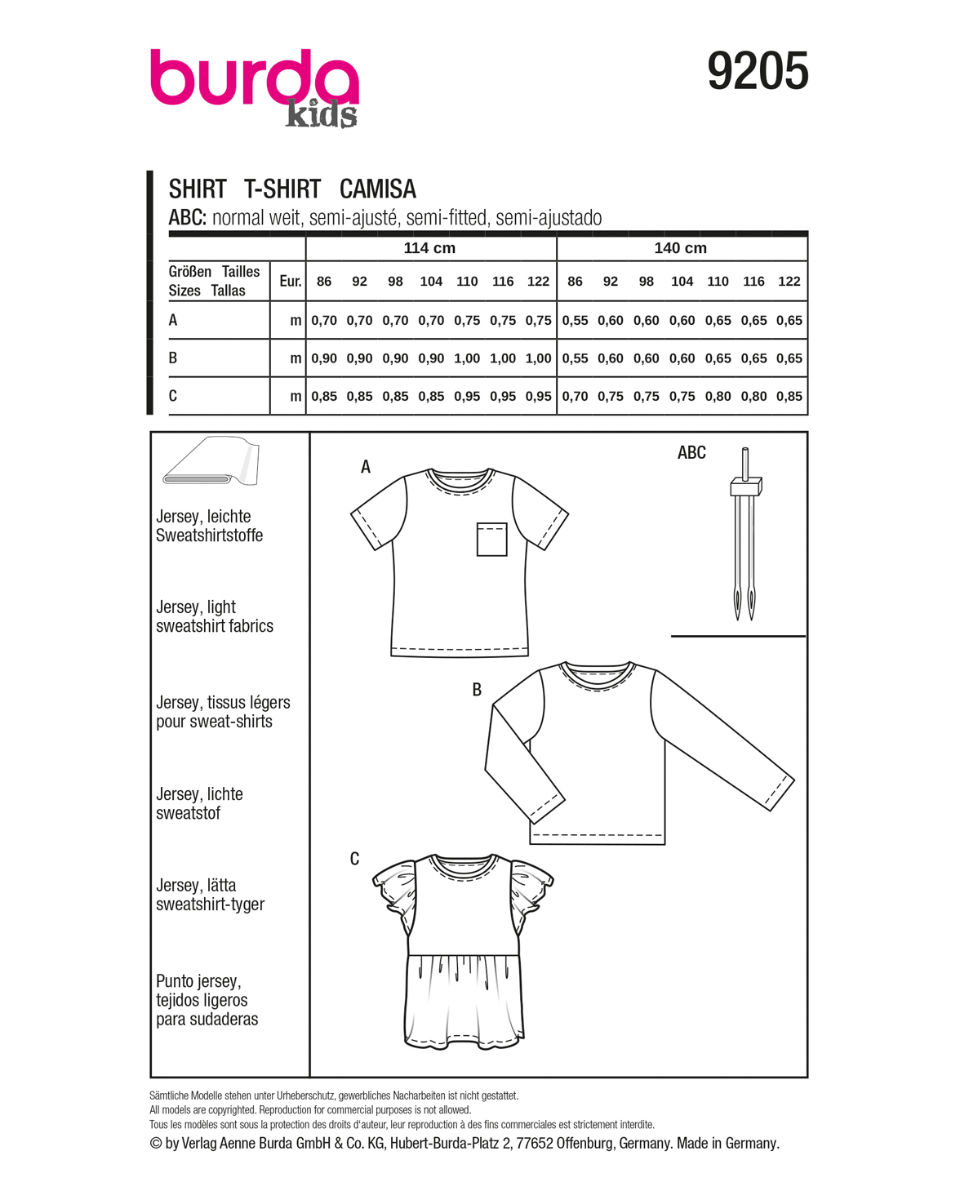 burda Schnittmuster 9205 – Bild 3