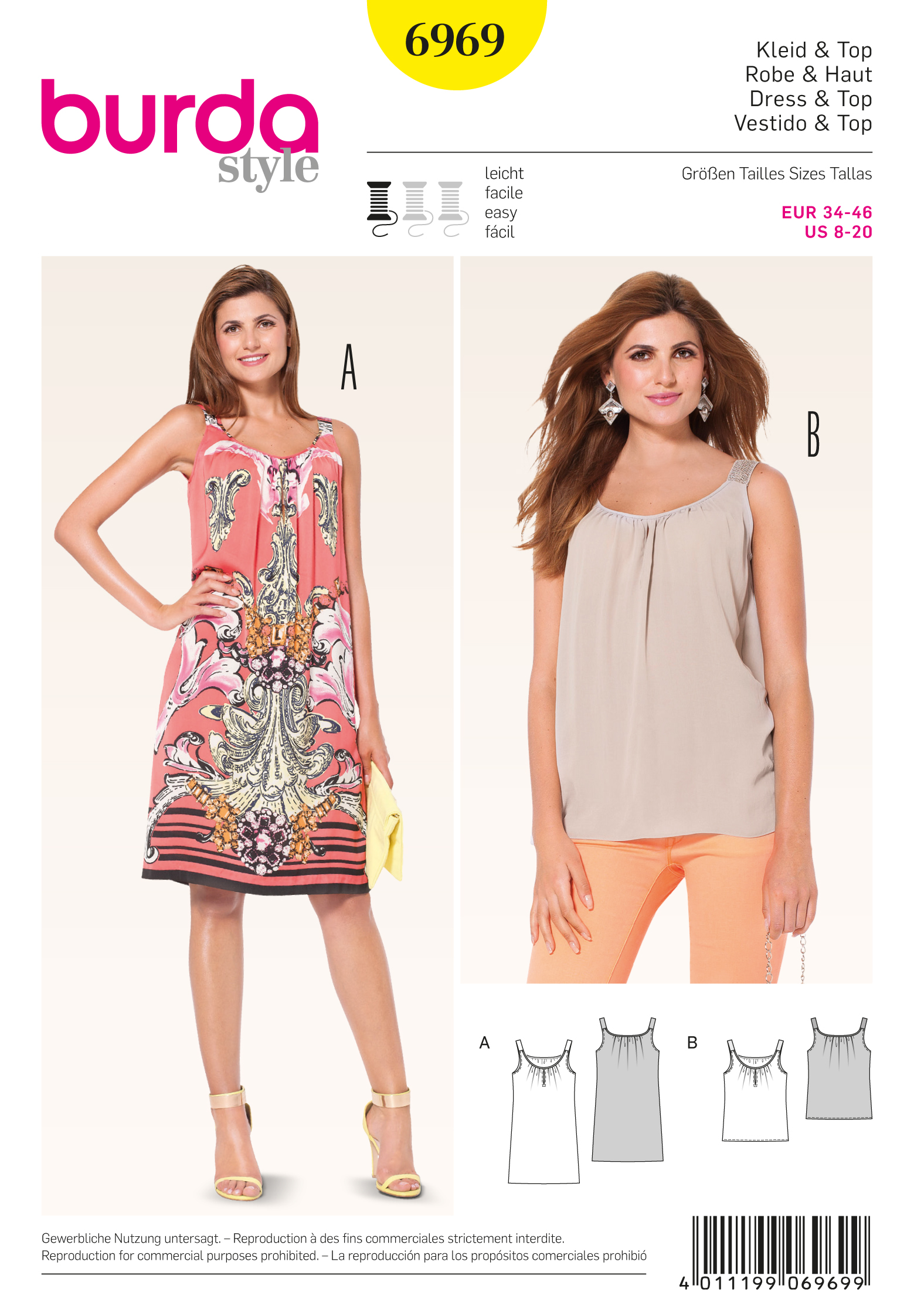 burda Schnittmuster 6969 – Bild 1