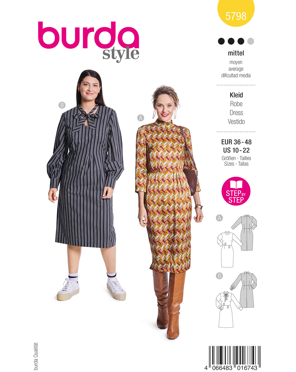 burda Schnittmuster 5798 – Bild 1