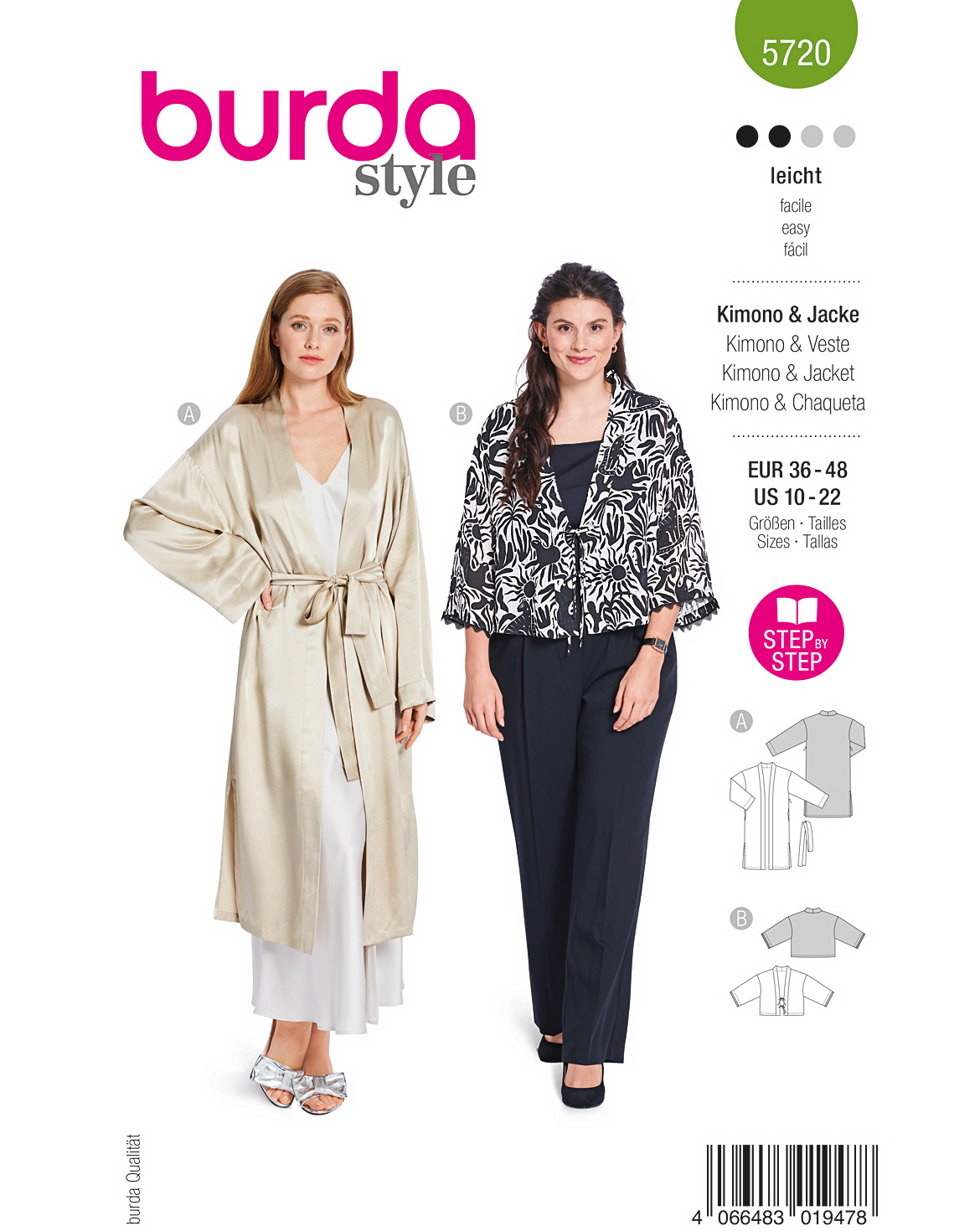 burda Schnittmuster 5720 – Bild 1