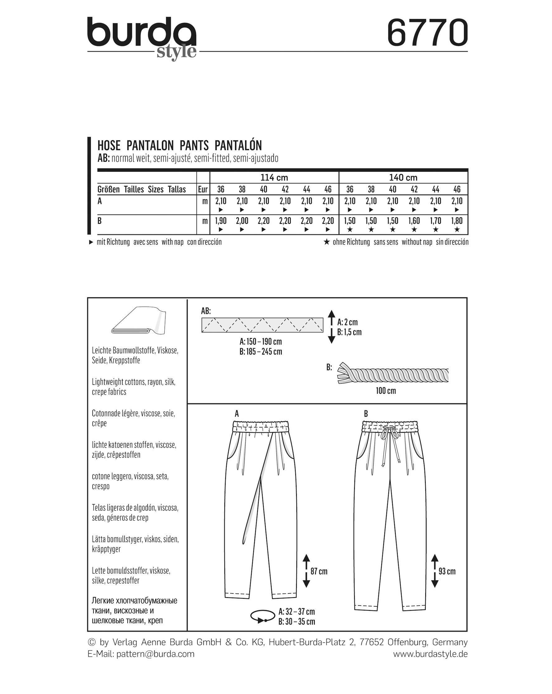 burda Schnittmuster 6770 – Bild 3