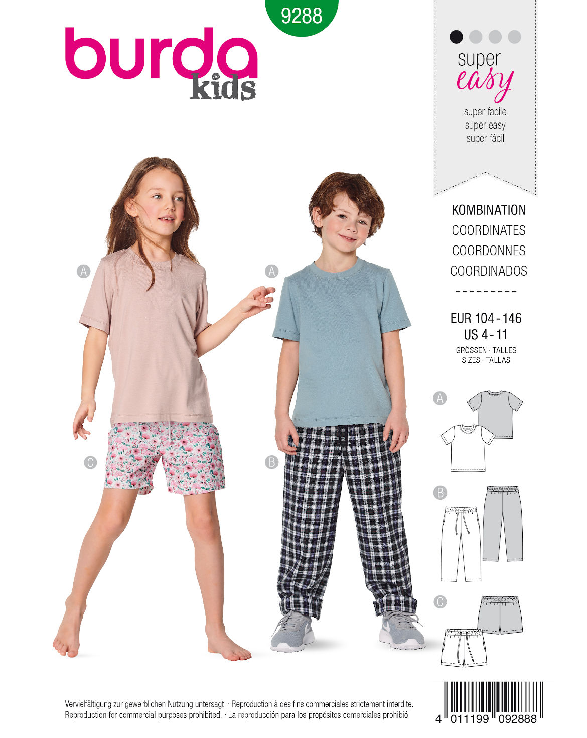 burda Schnittmuster 9288 – Bild 1