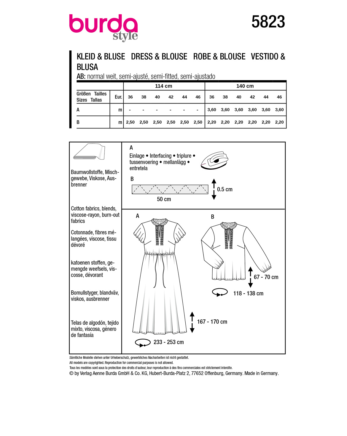 burda Schnittmuster 5823 – Bild 3
