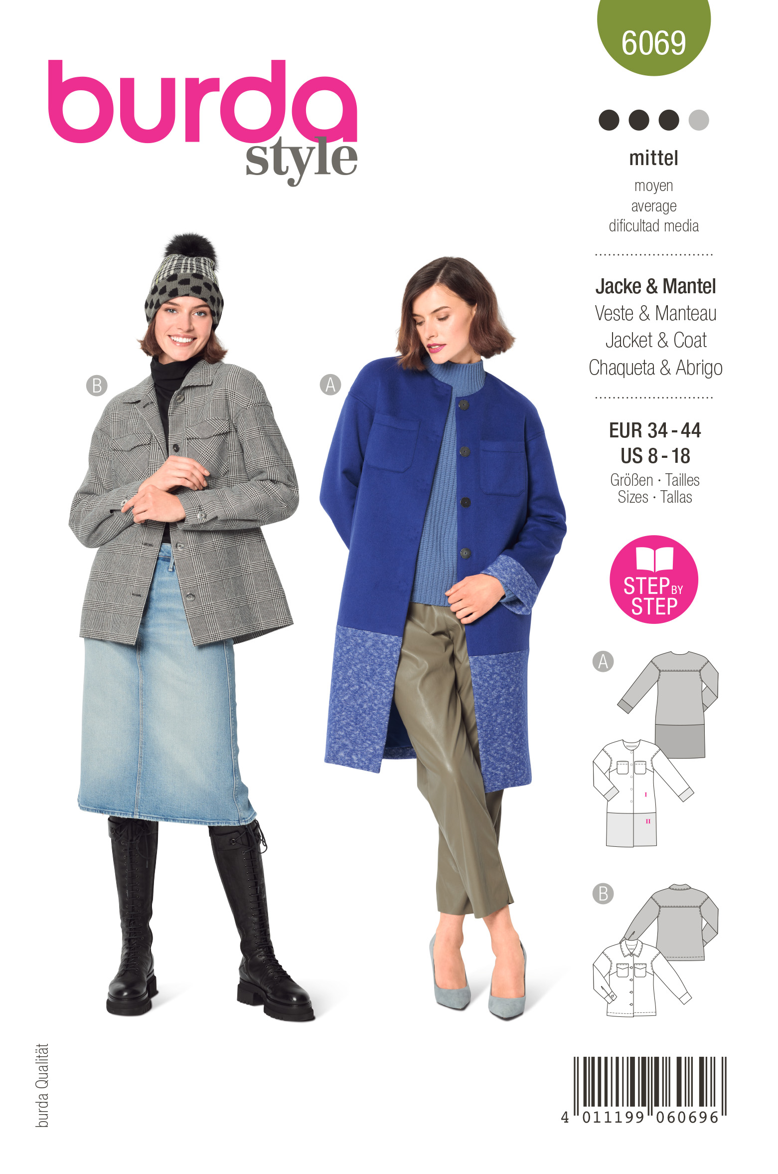 burda Schnittmuster 6069 – Bild 1