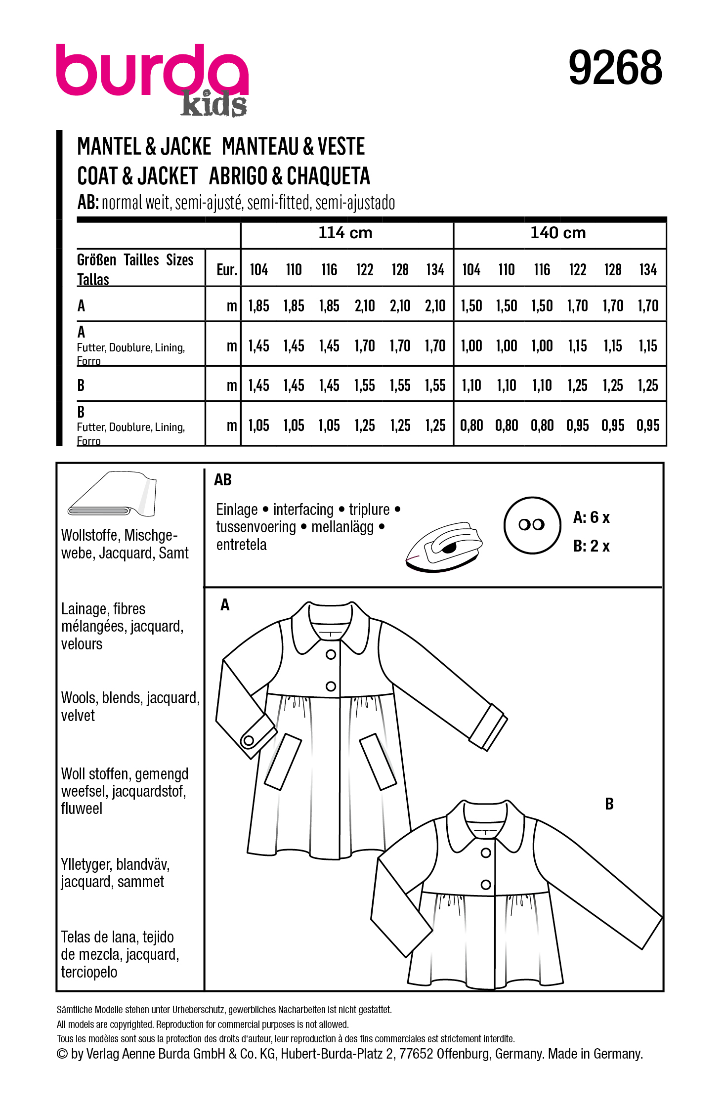 burda Schnittmuster 9268 – Bild 2