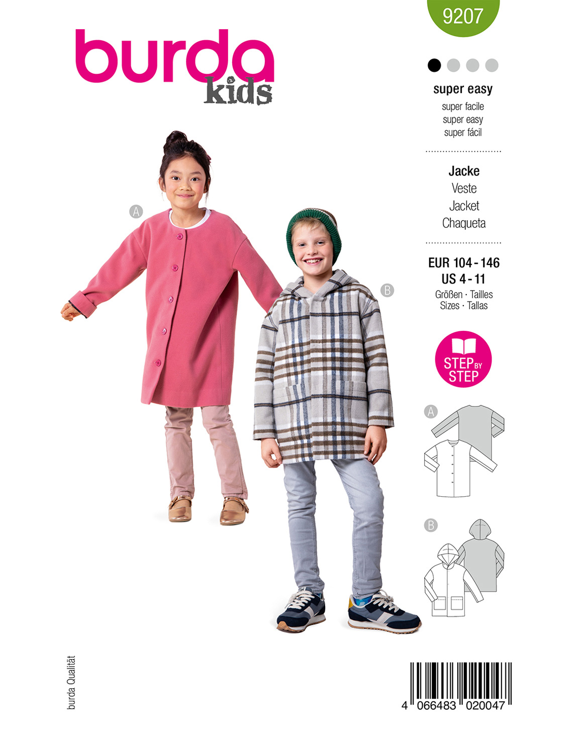 burda Schnittmuster 9207 – Bild 1