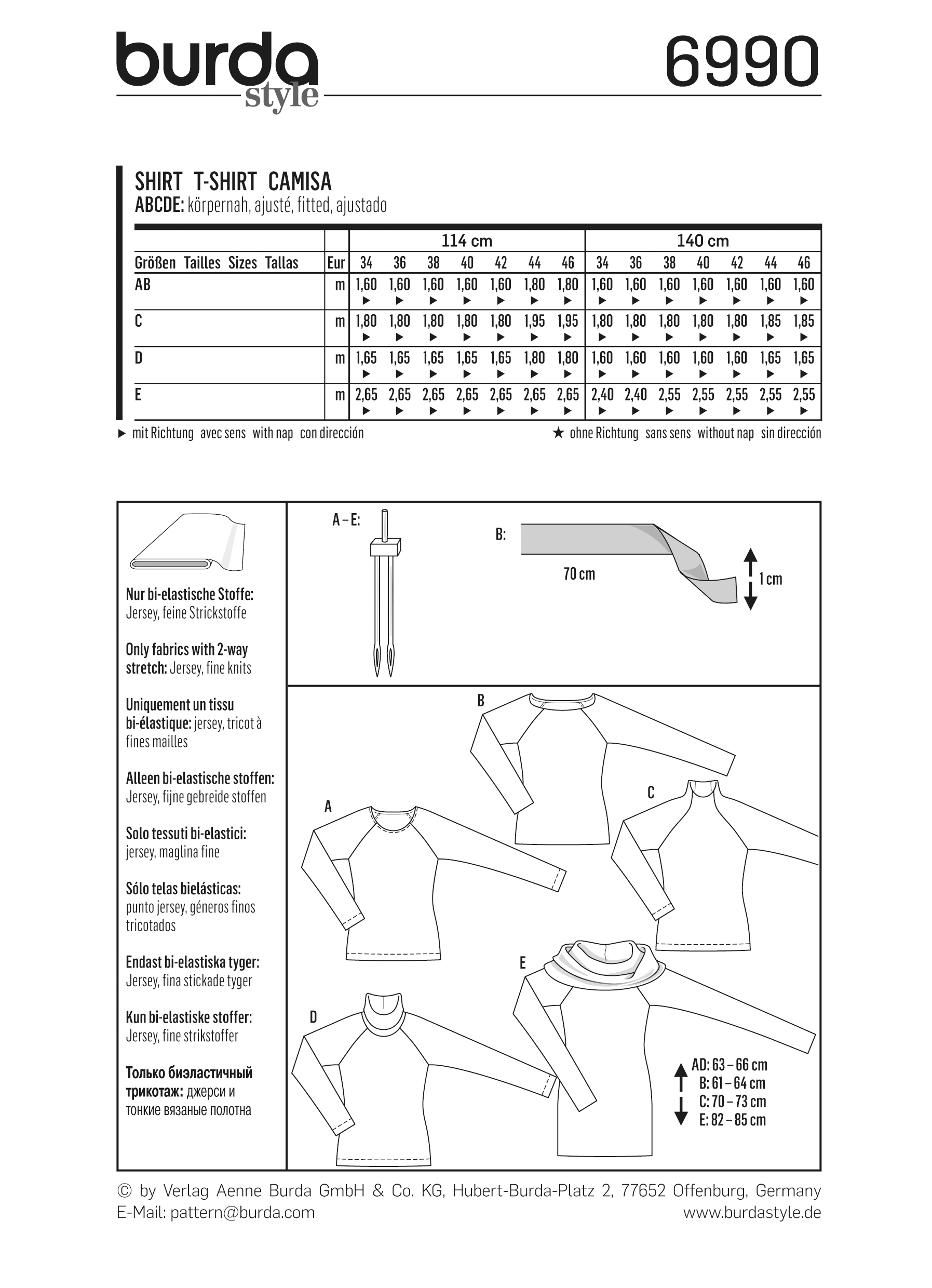 burda Schnittmuster 6990 – Bild 2