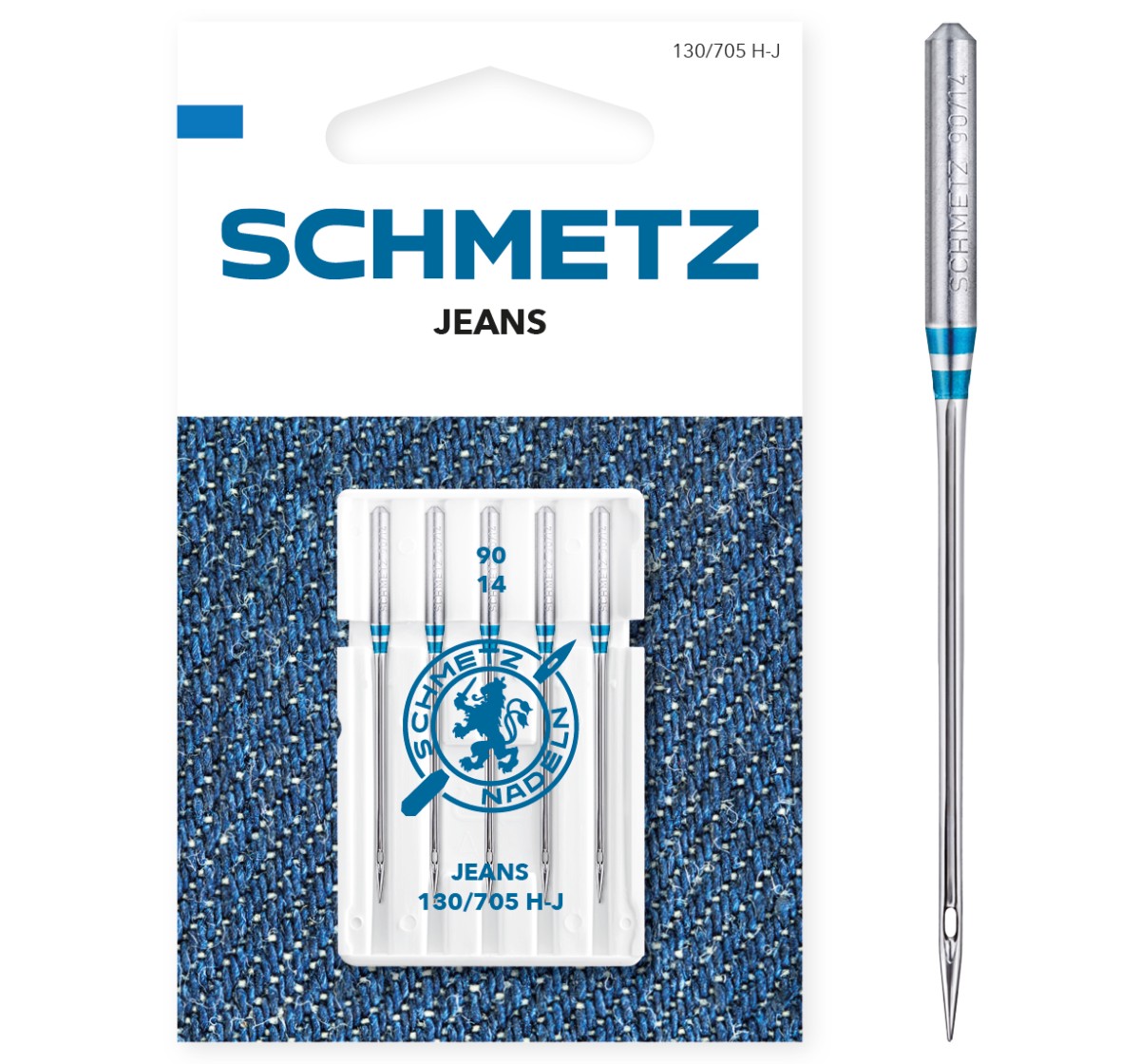 Schmetz Jeans-Nadel (80/12) | 130/705 H-J – offizielles SCHMETZ Produktfoto