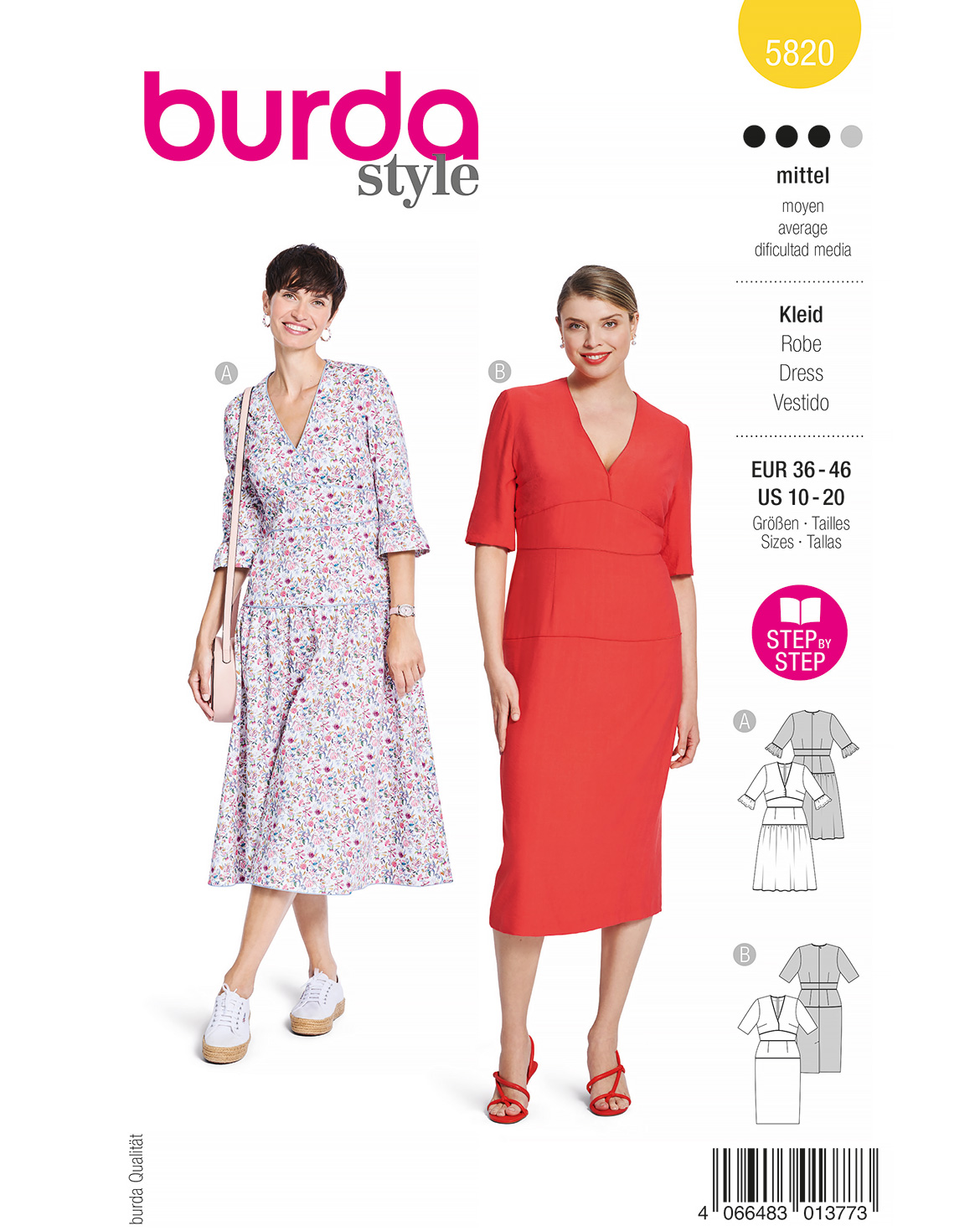 burda Schnittmuster 5820 – Bild 1