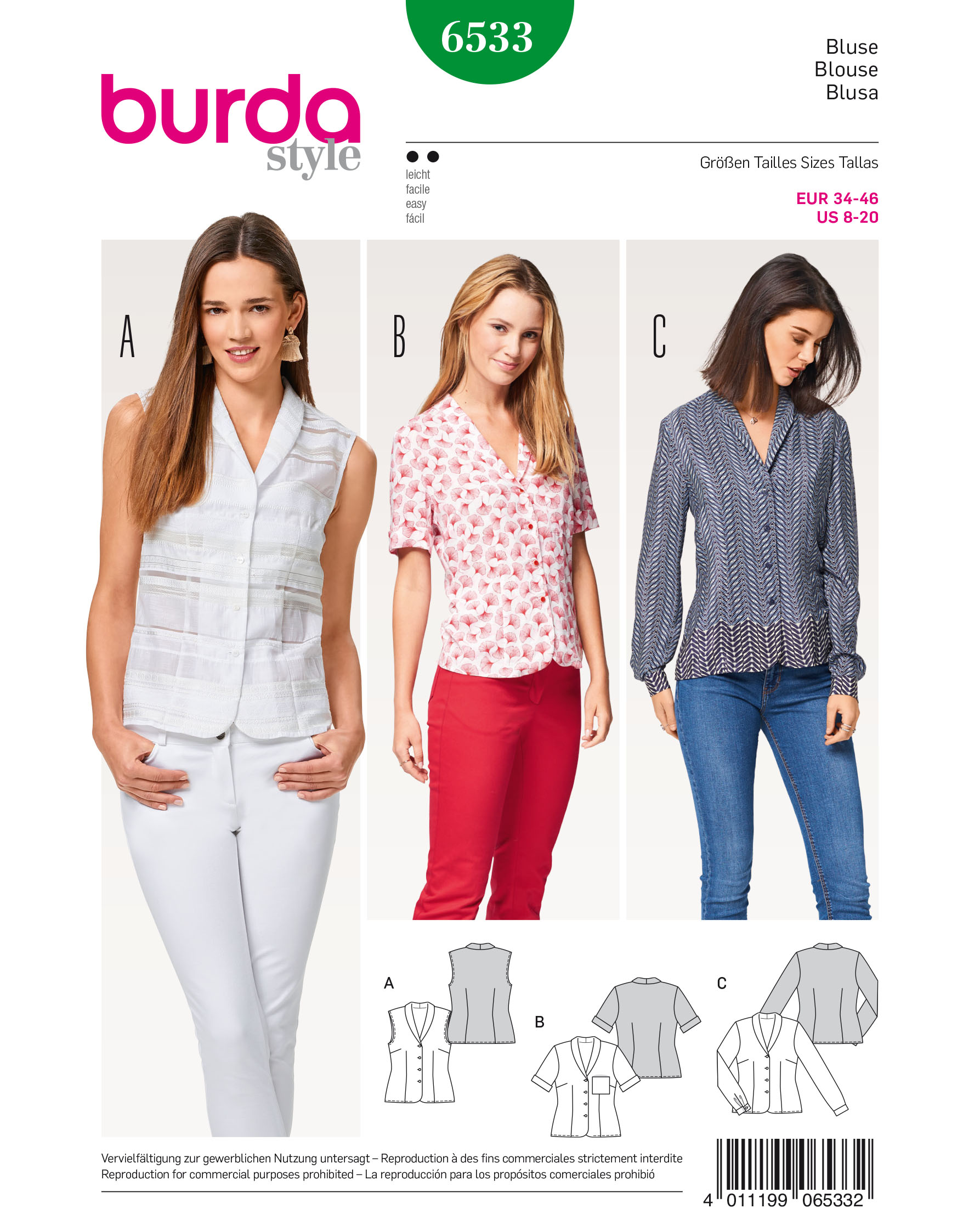 burda Schnittmuster 6533 – Bild 1