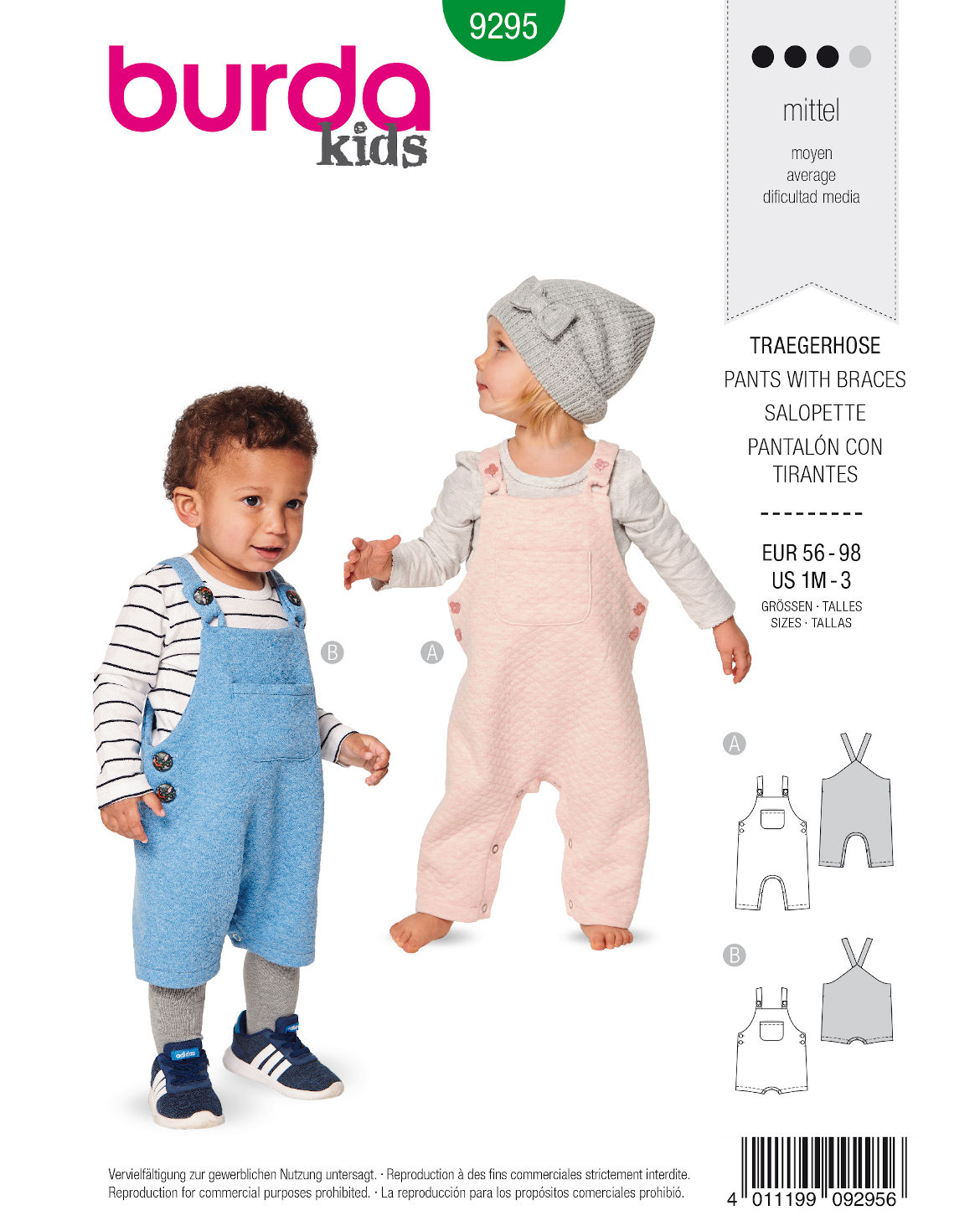 burda Schnittmuster 9295 – Bild 1