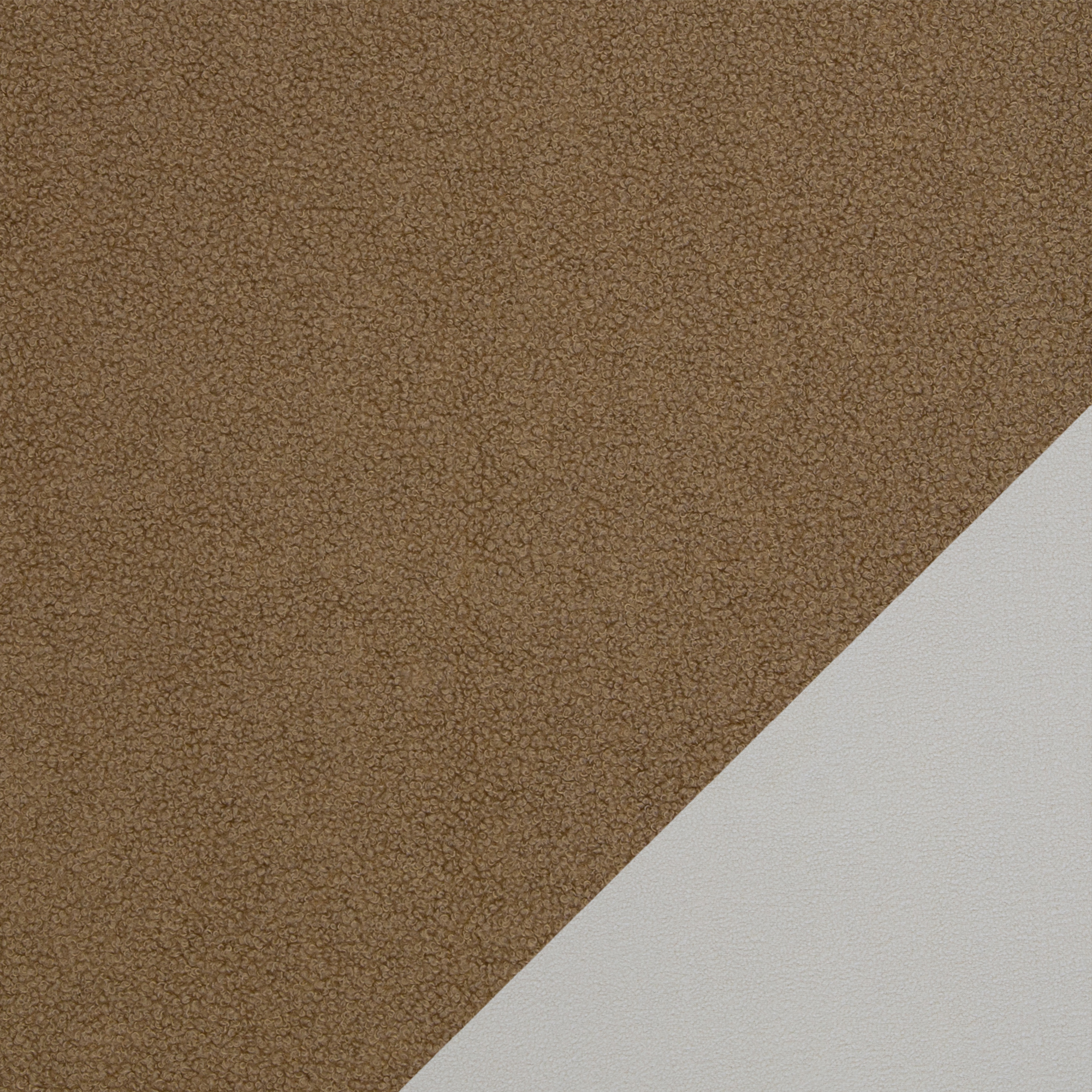 Doubleface Teddy Paddy Camel/Naturweiss