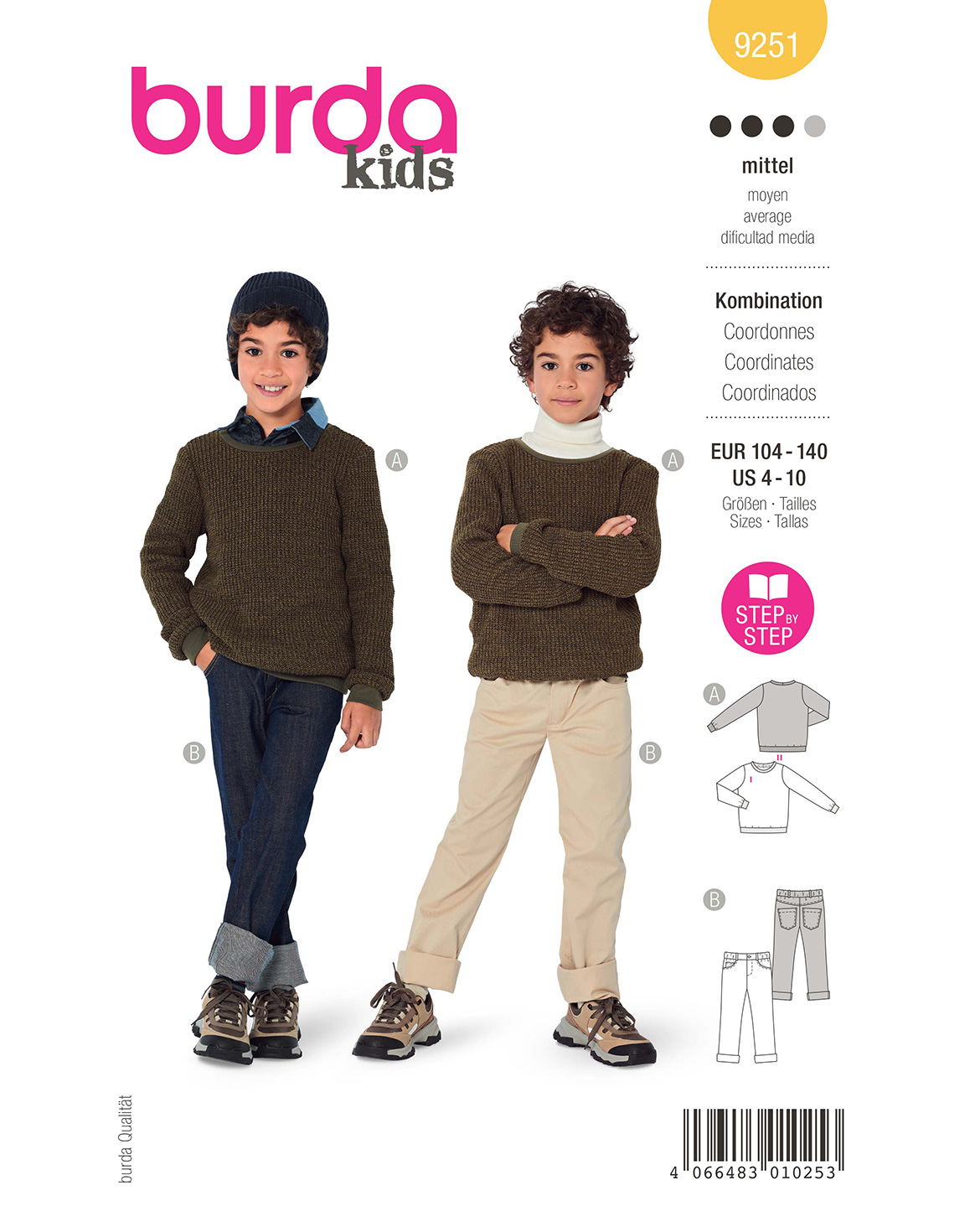 burda Schnittmuster 9251 – Bild 1
