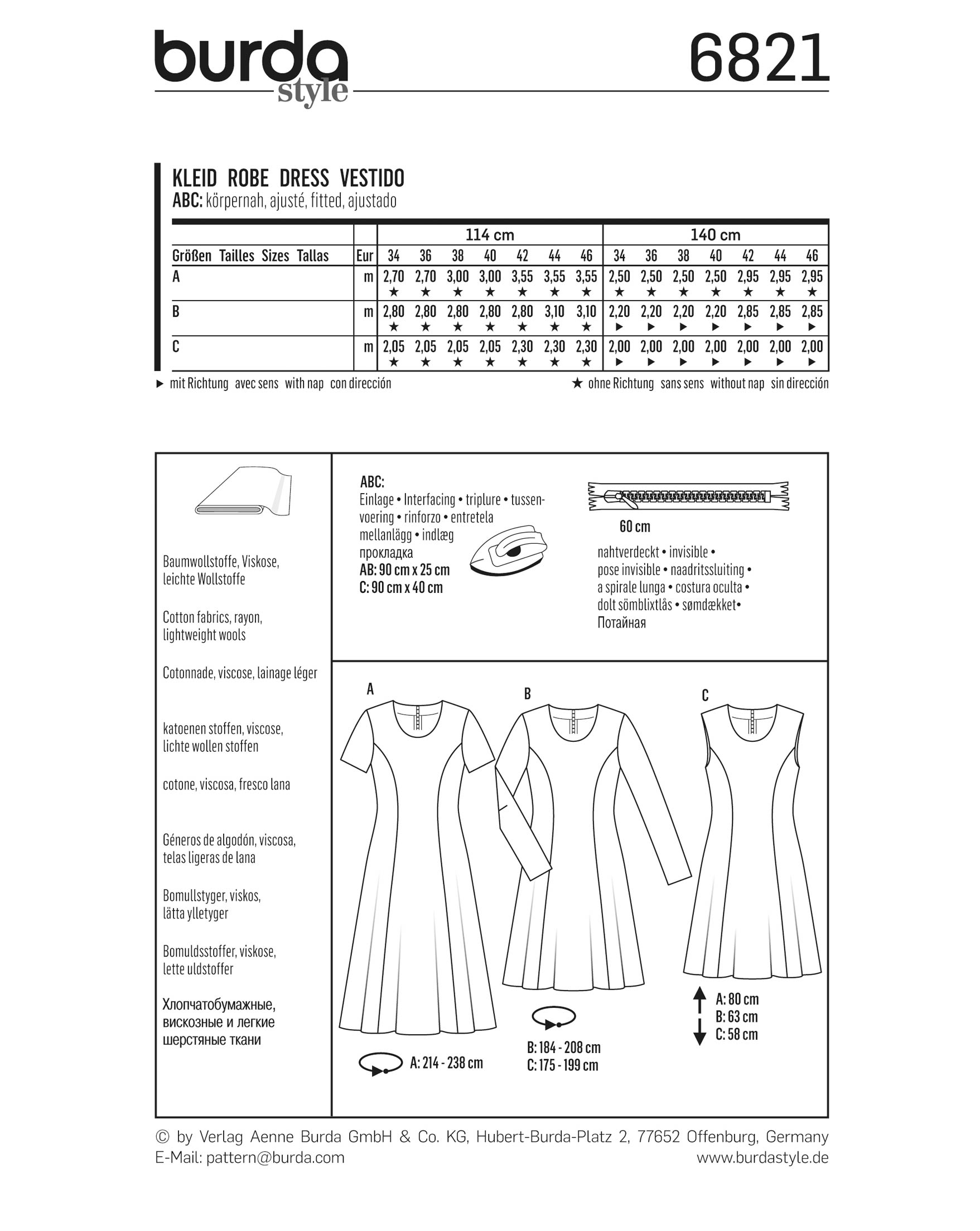 burda Schnittmuster 6821 – Bild 3