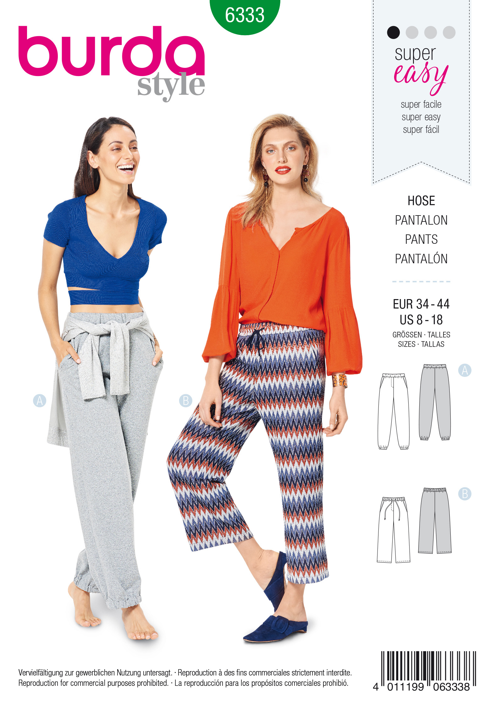 burda Schnittmuster 6333 – Bild 1
