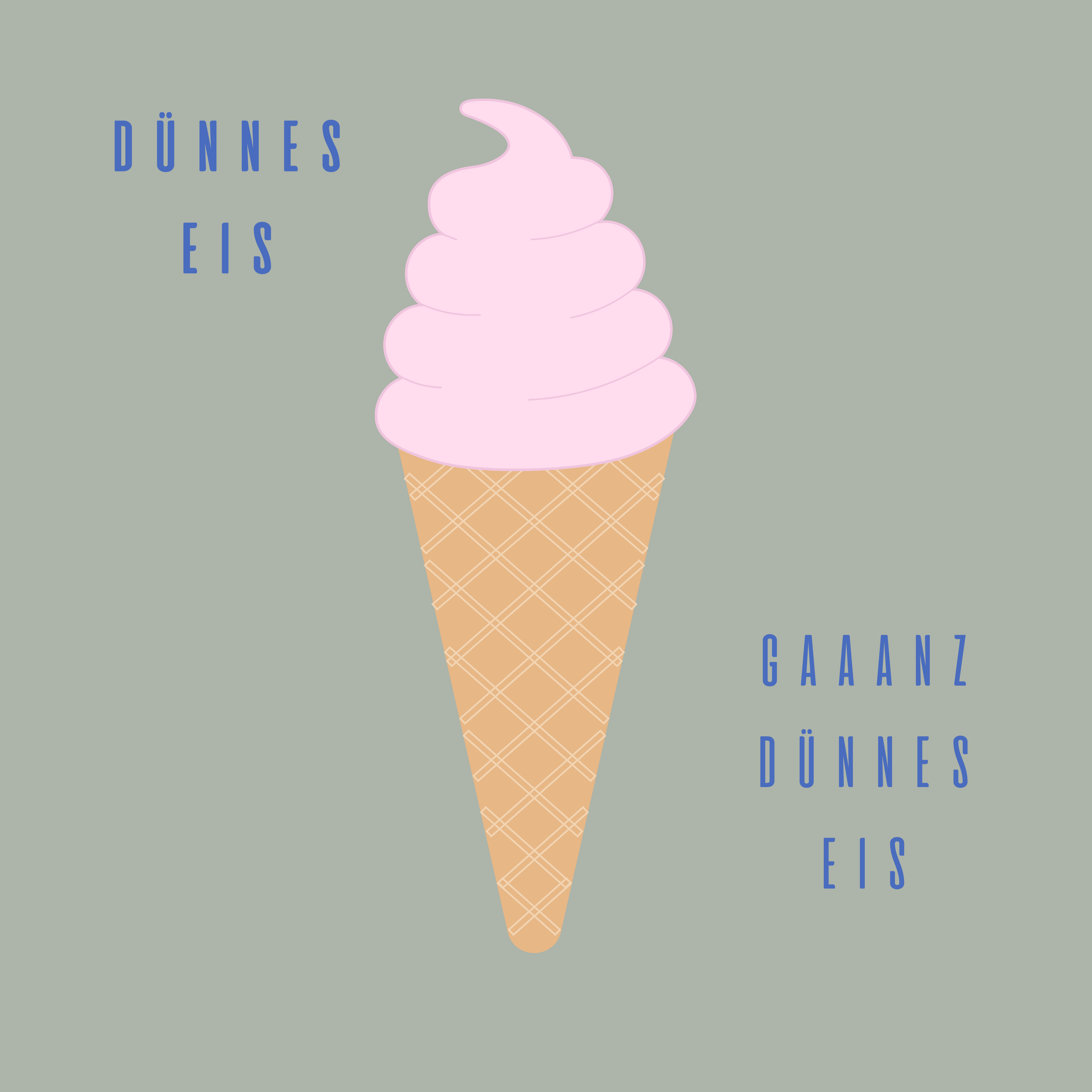 Weblabel Dünnes Eis – gewebtes Etikett
