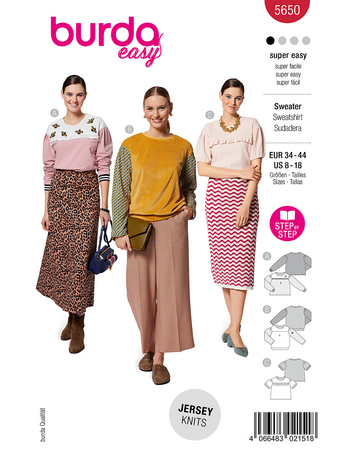 burda Schnittmuster 5650 – Bild 1