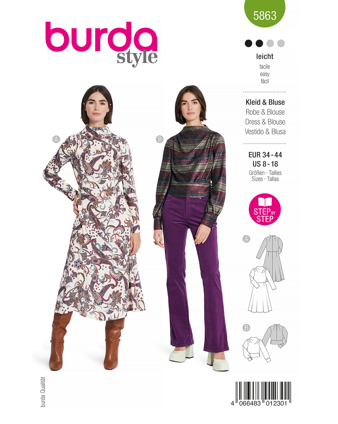 burda Schnittmuster 5863 – Bild 1