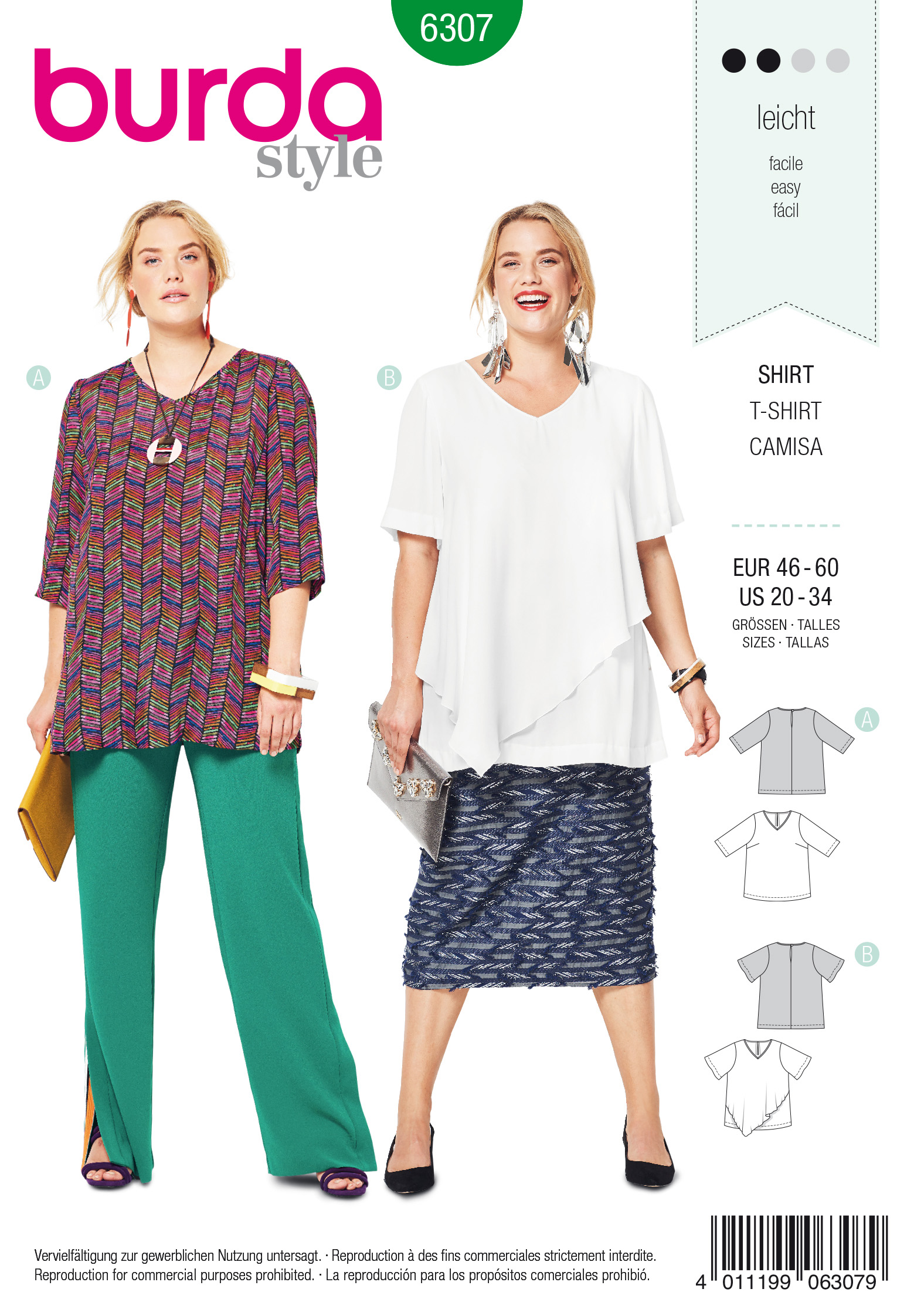 burda Schnittmuster 6307 – Bild 1