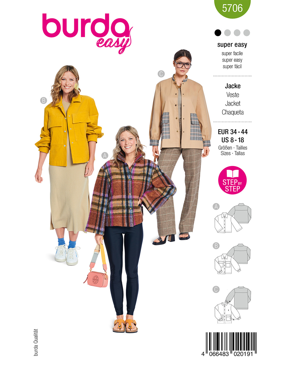 burda Schnittmuster 5706 – Bild 1