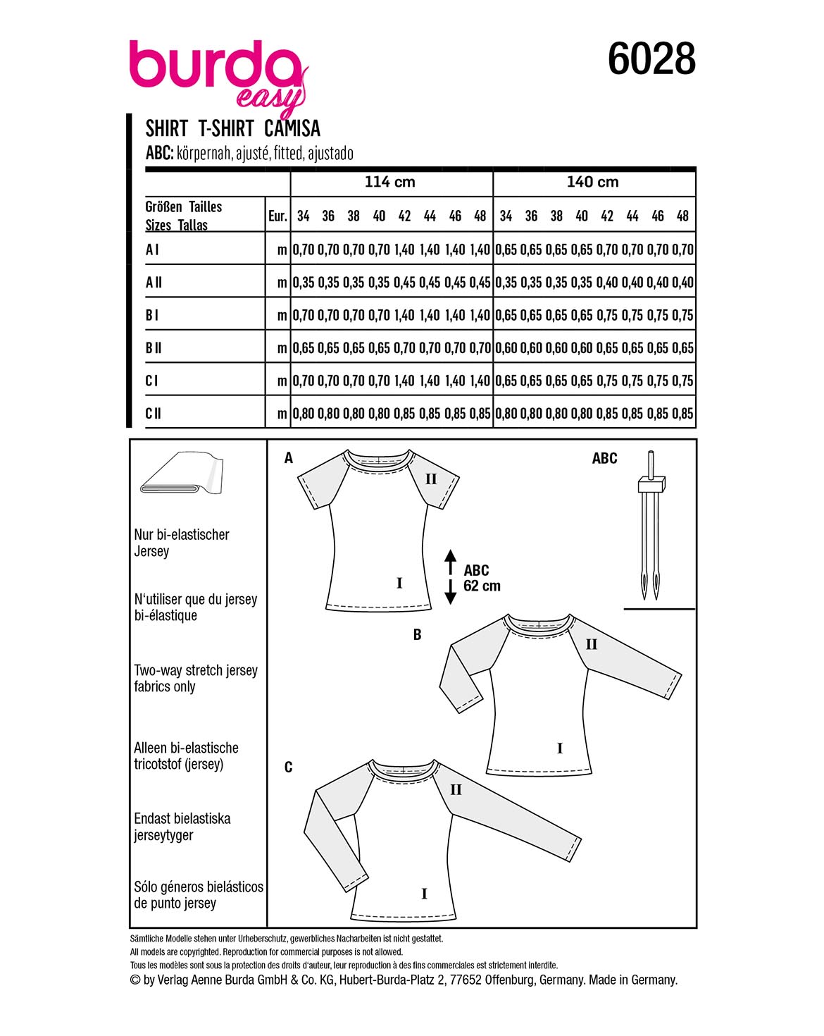 burda Schnittmuster 6028 – Bild 2
