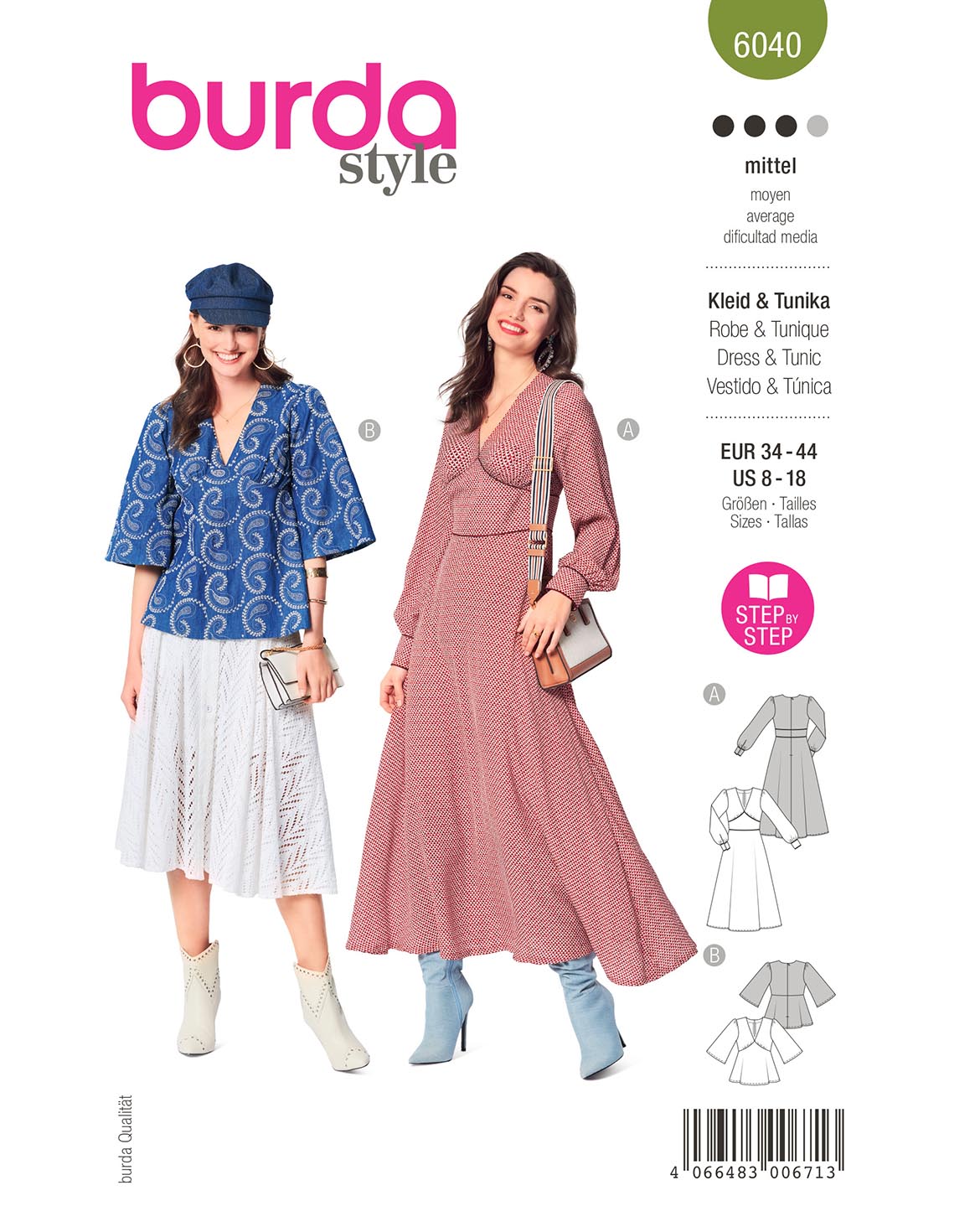 burda Schnittmuster 6040 – Bild 1
