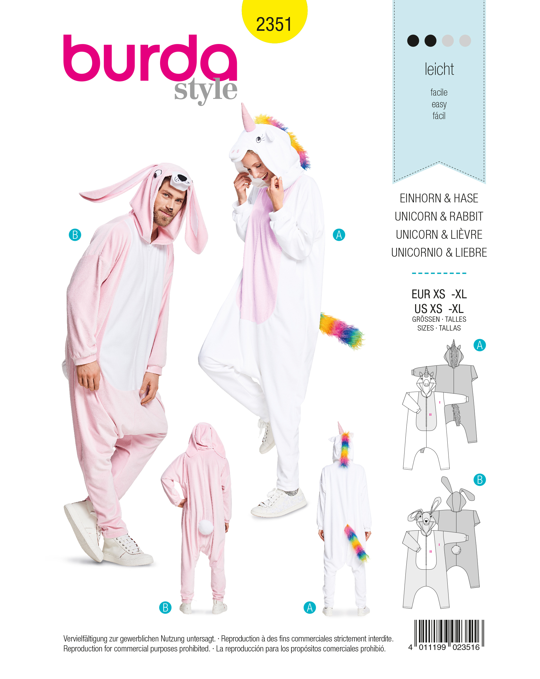 burda Schnittmuster 2351 – Bild 1