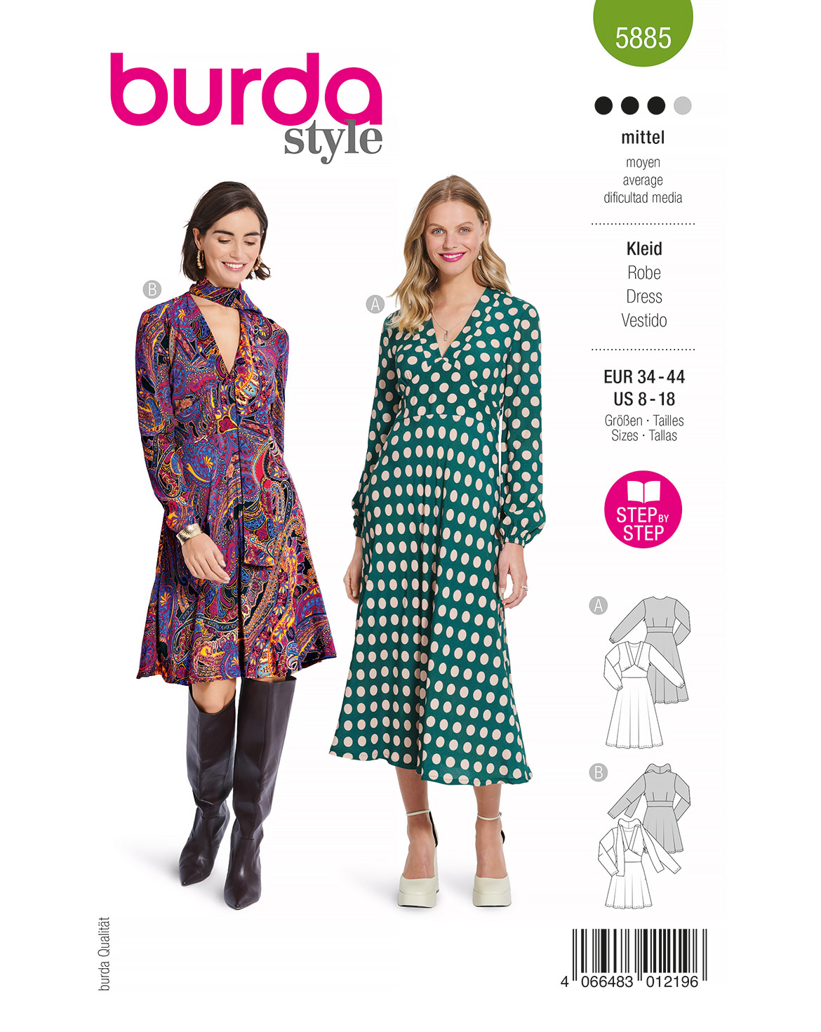 burda Schnittmuster 5885 – Bild 1