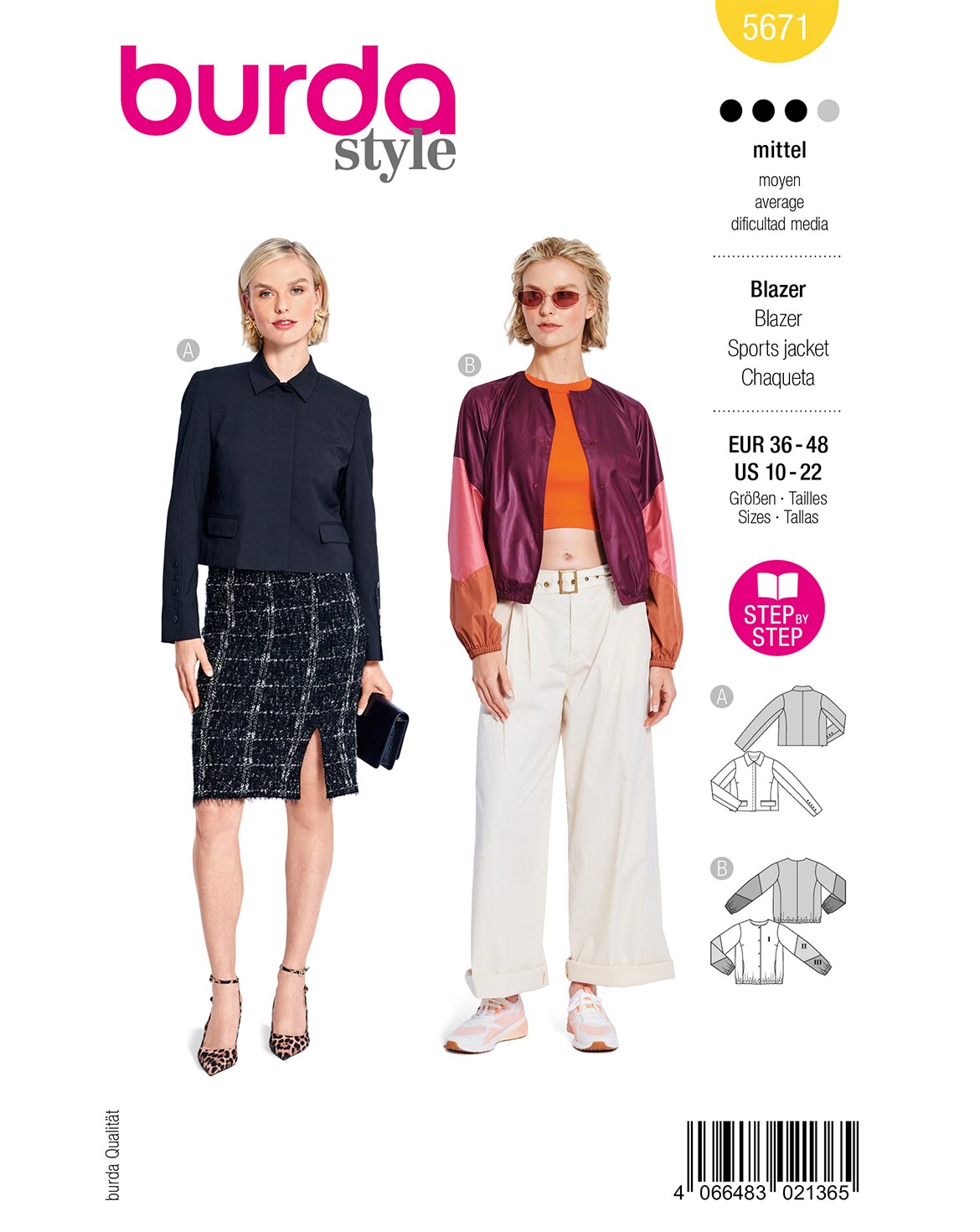 burda Schnittmuster 5671 – Bild 1