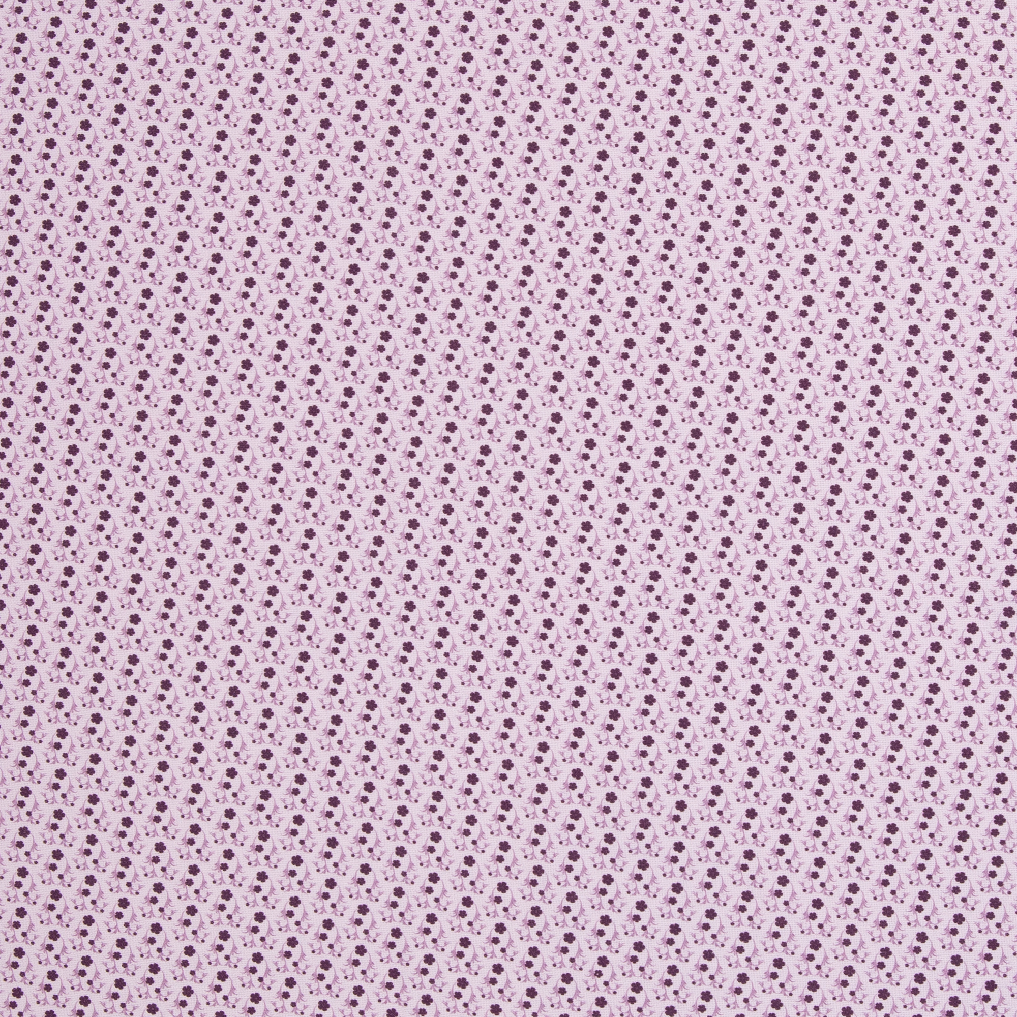 Baumwollstoff Blümchen– ecru/bordeaux