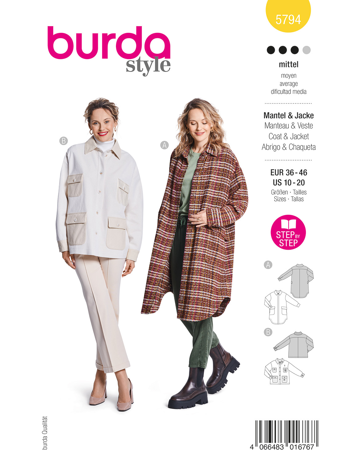 burda Schnittmuster 5794 – Bild 1