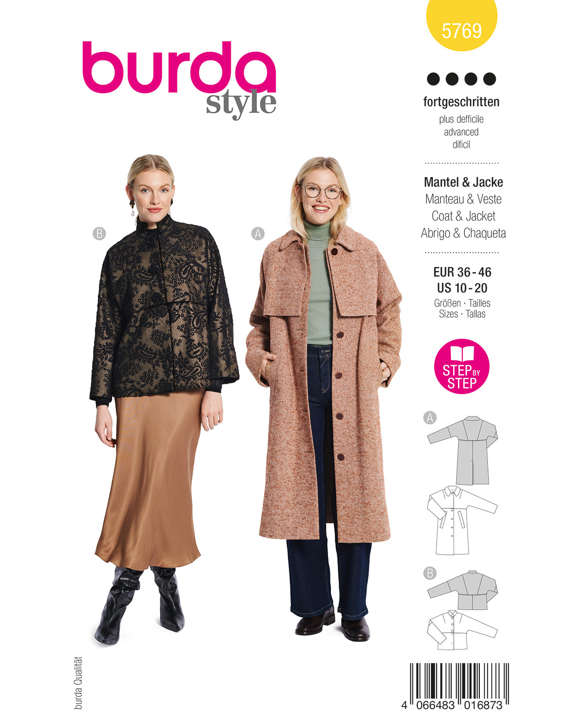 burda Schnittmuster 5769 – Bild 1