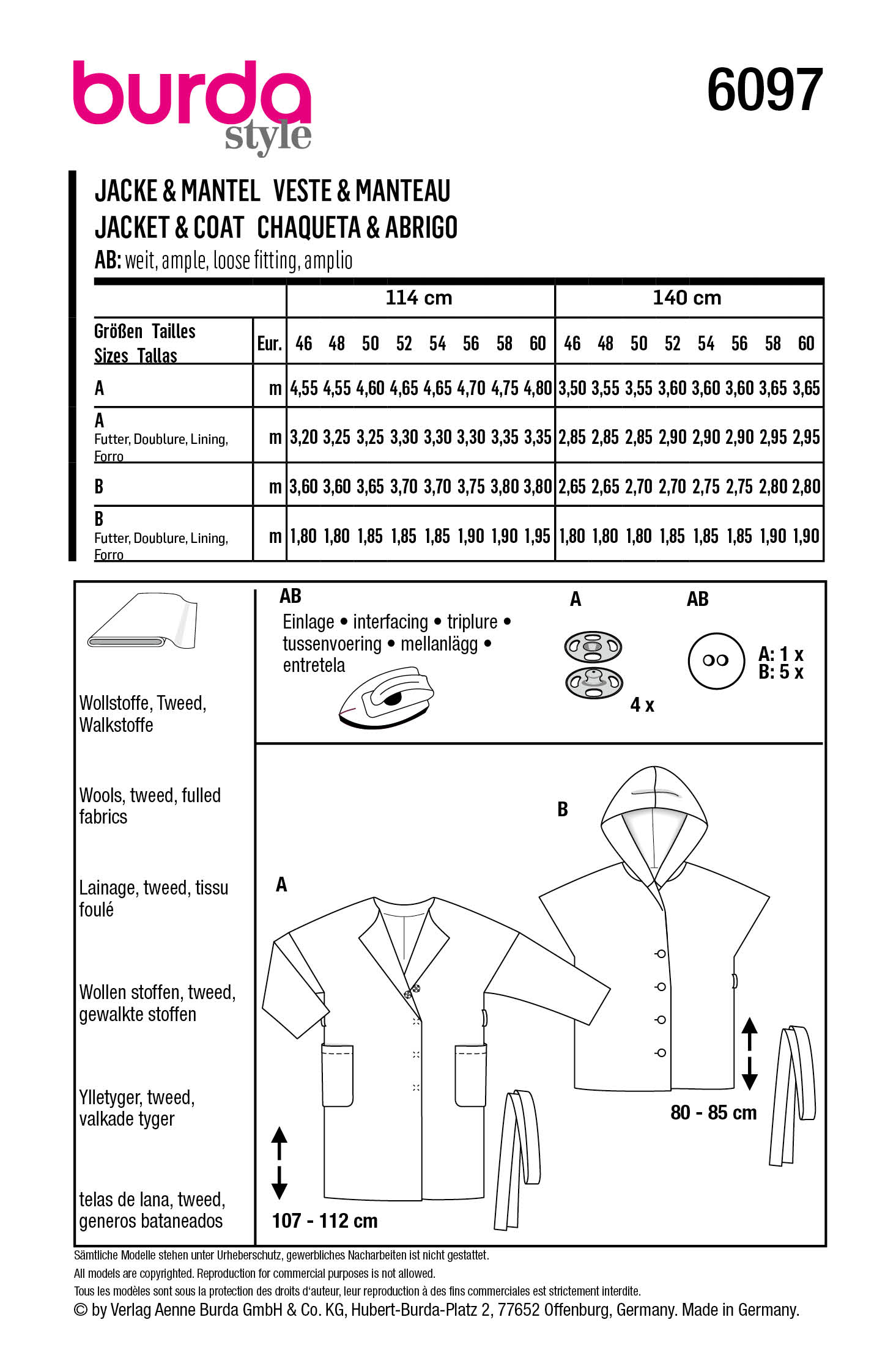 burda Schnittmuster 6097 – Bild 2