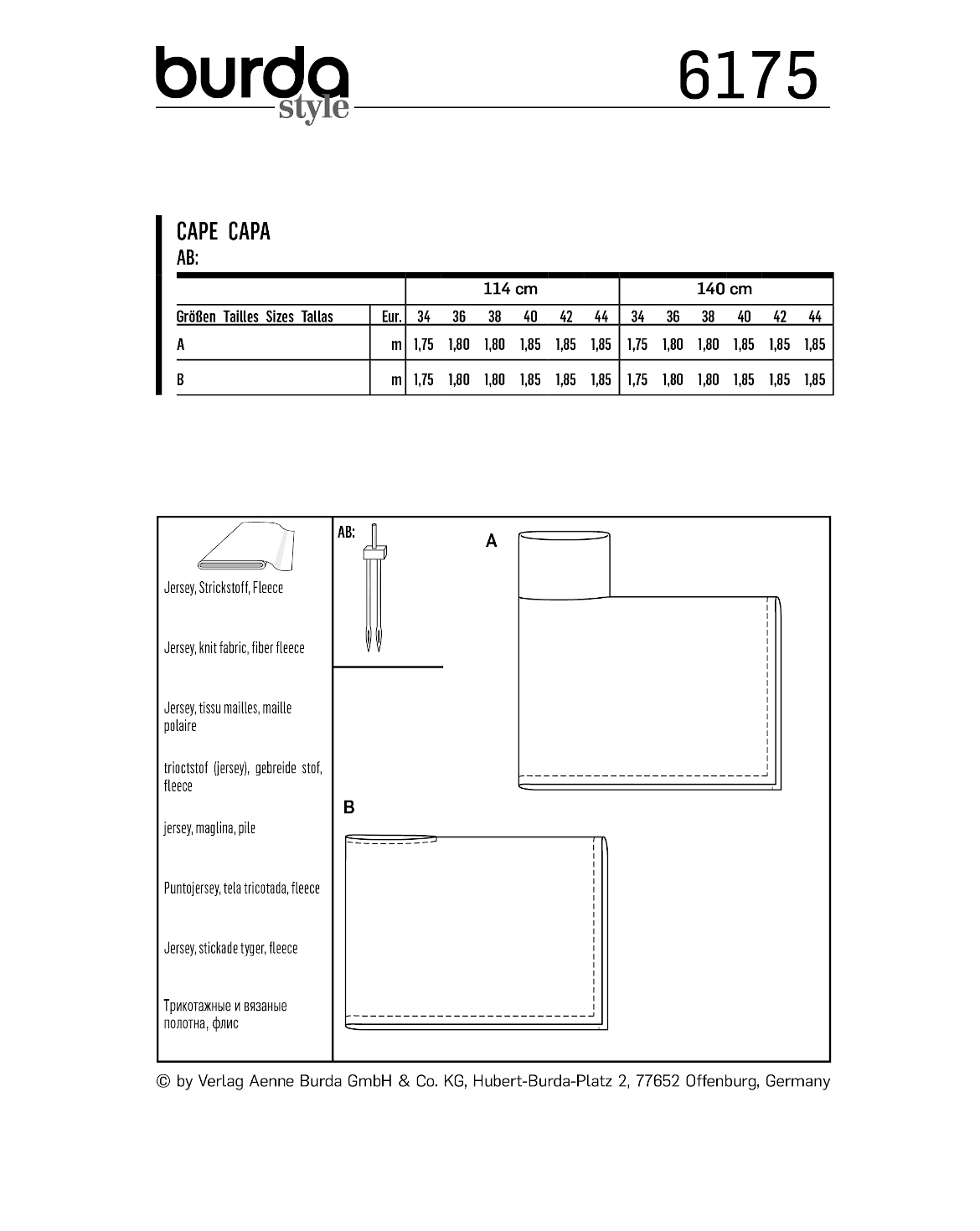 burda Schnittmuster 6175 – Bild 3