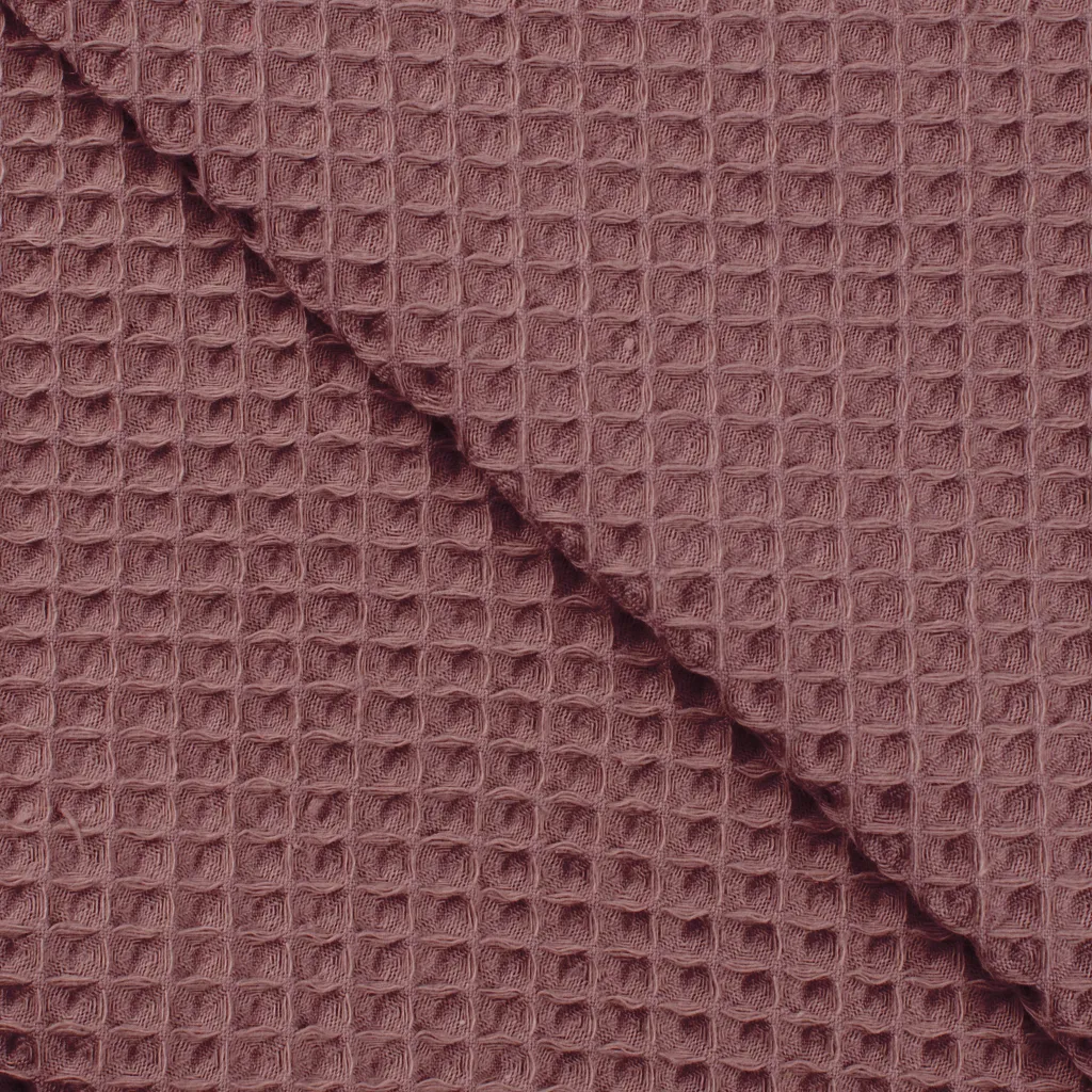 Waffel Pique MAUVE