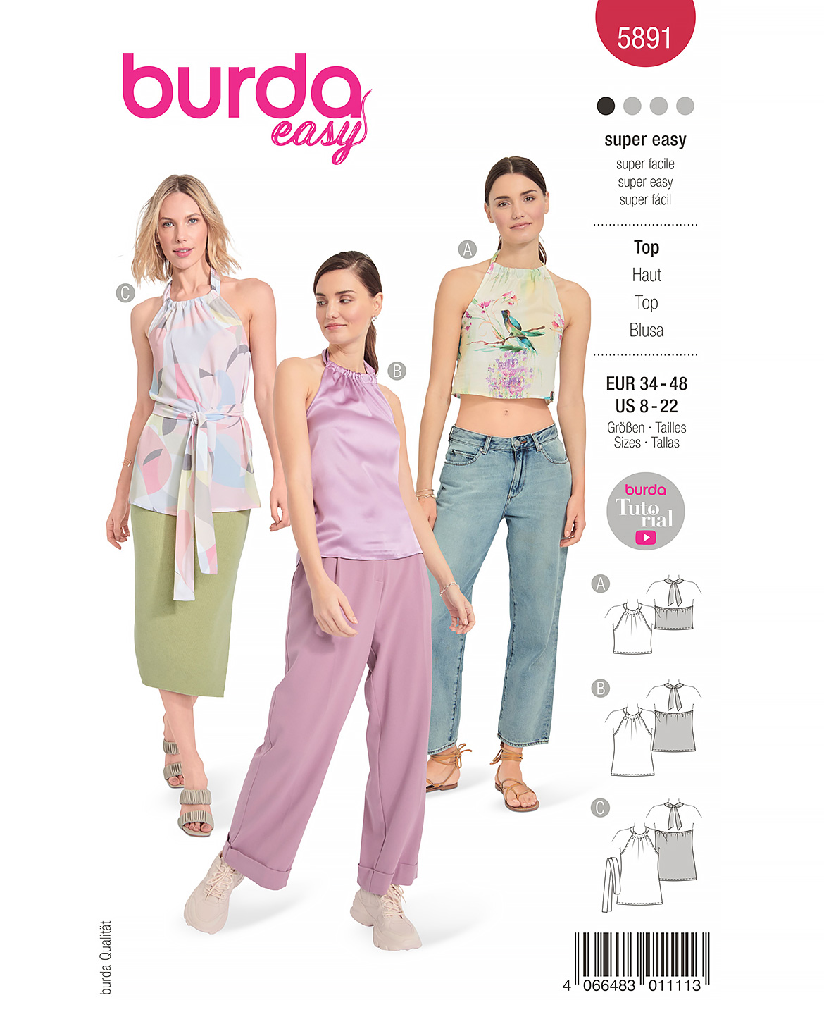 burda Schnittmuster 5891 – Bild 1