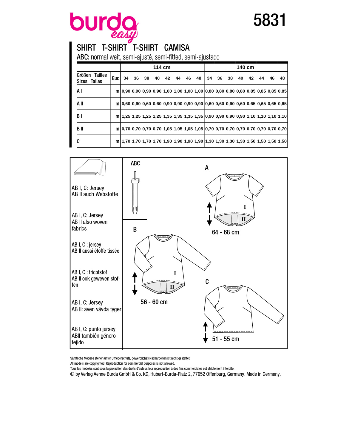 burda Schnittmuster 5831 – Bild 3