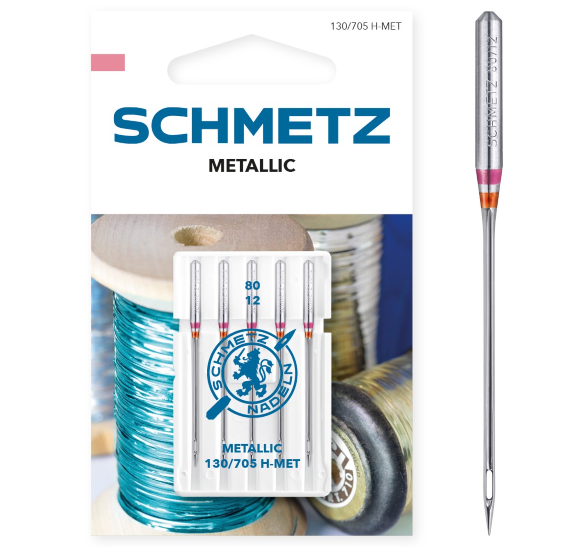 Schmetz Metallic-Nadel (90/14) | 130 MET – offizielles SCHMETZ Produktfoto