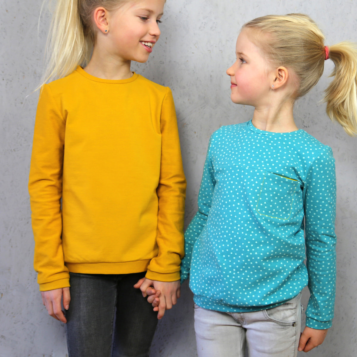 Schnittmuster BENTE – lässiger Kindersweater mit Brusttasche, STUDIO SCHNITTREIF