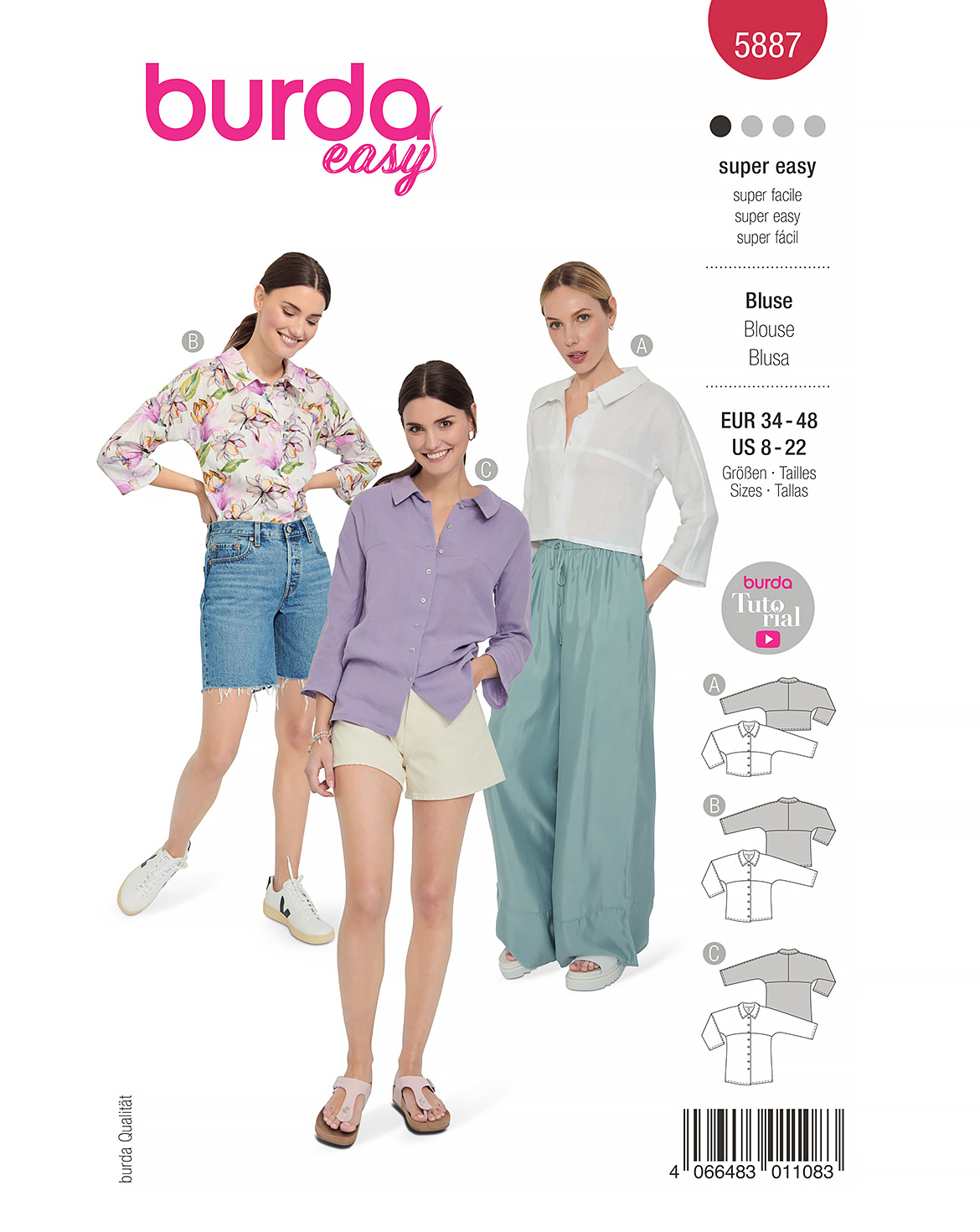 burda Schnittmuster 5887 – Bild 1