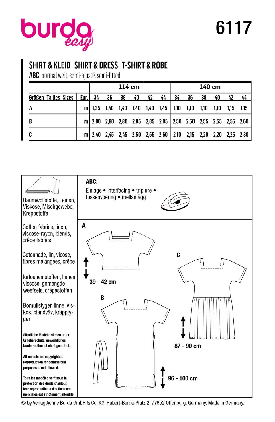 burda Schnittmuster 6117 – Bild 2