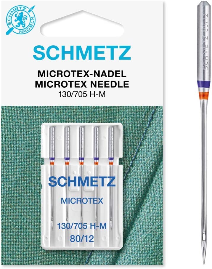 Schmetz Microtex-Nadel (NM 80) | 5er Box | 130/705 H-M