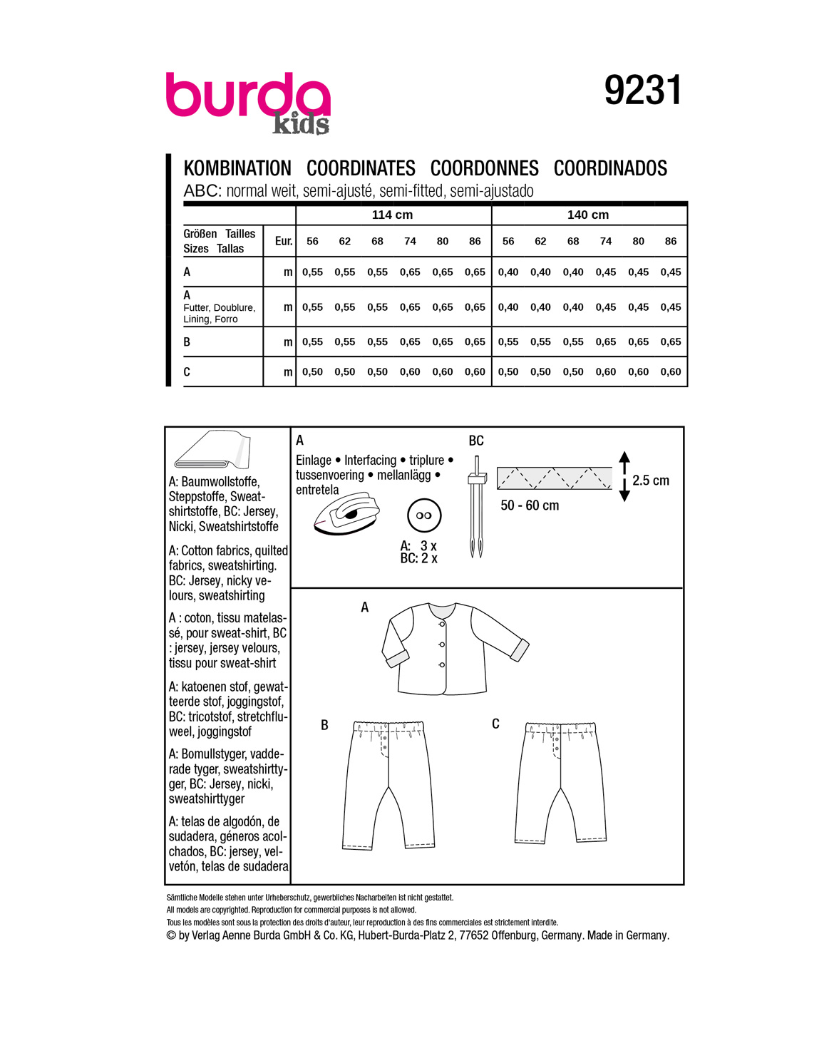 burda Schnittmuster 9231 – Bild 3