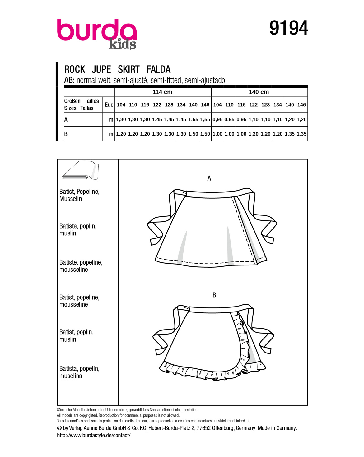 burda Schnittmuster 9194 – Bild 2