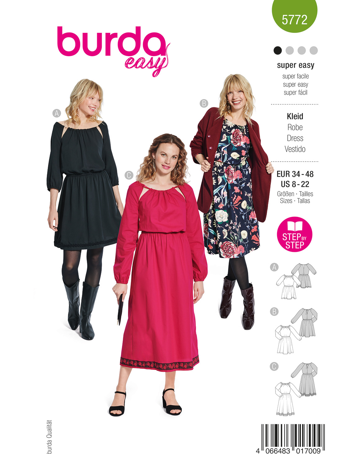 burda Schnittmuster 5772 – Bild 1