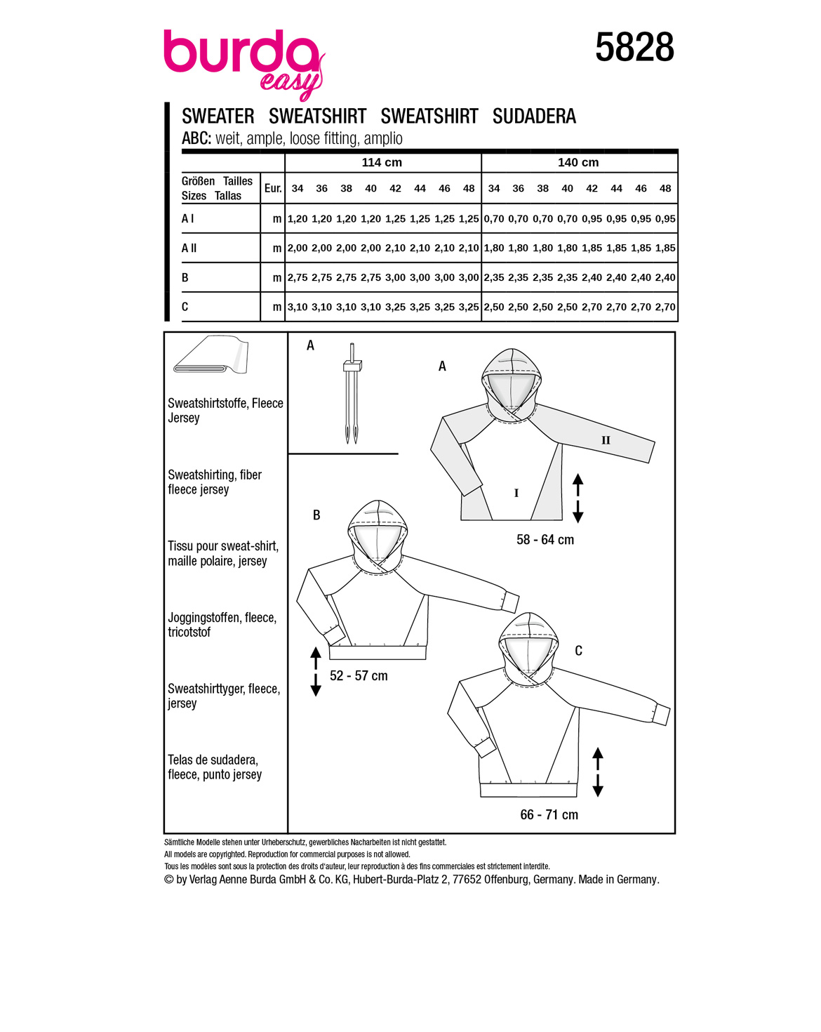 burda Schnittmuster 5828 – Bild 3