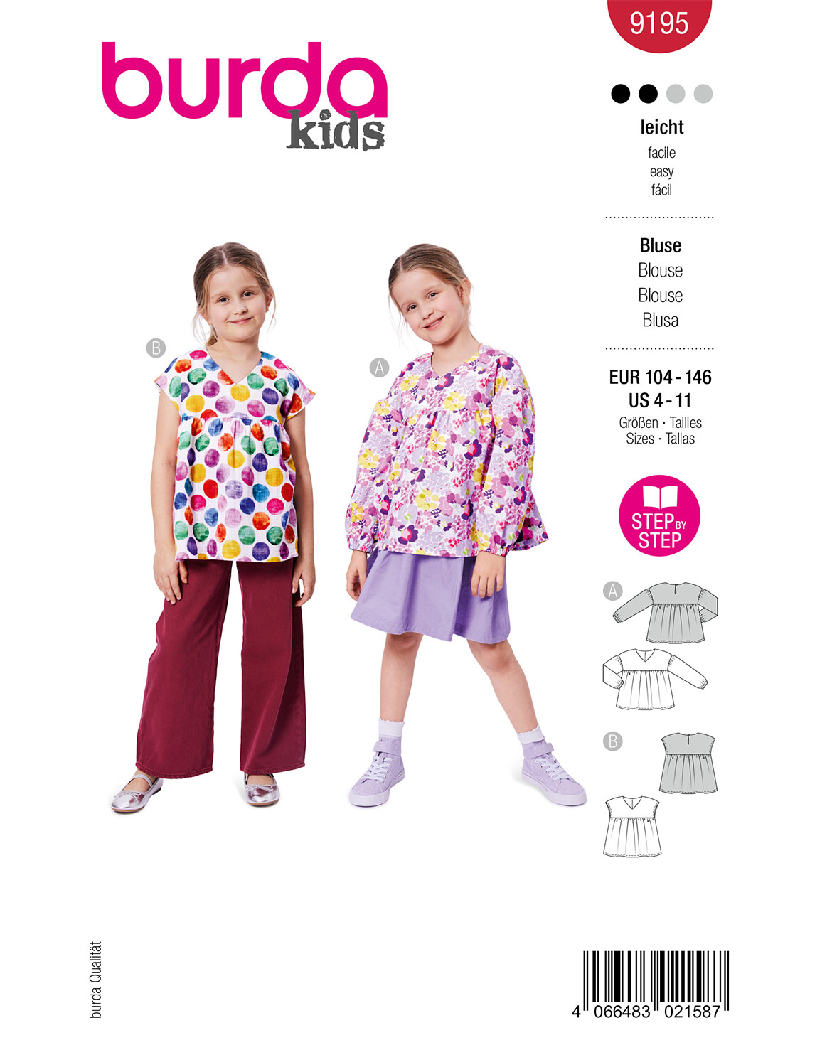 burda Schnittmuster 9195 – Bild 1