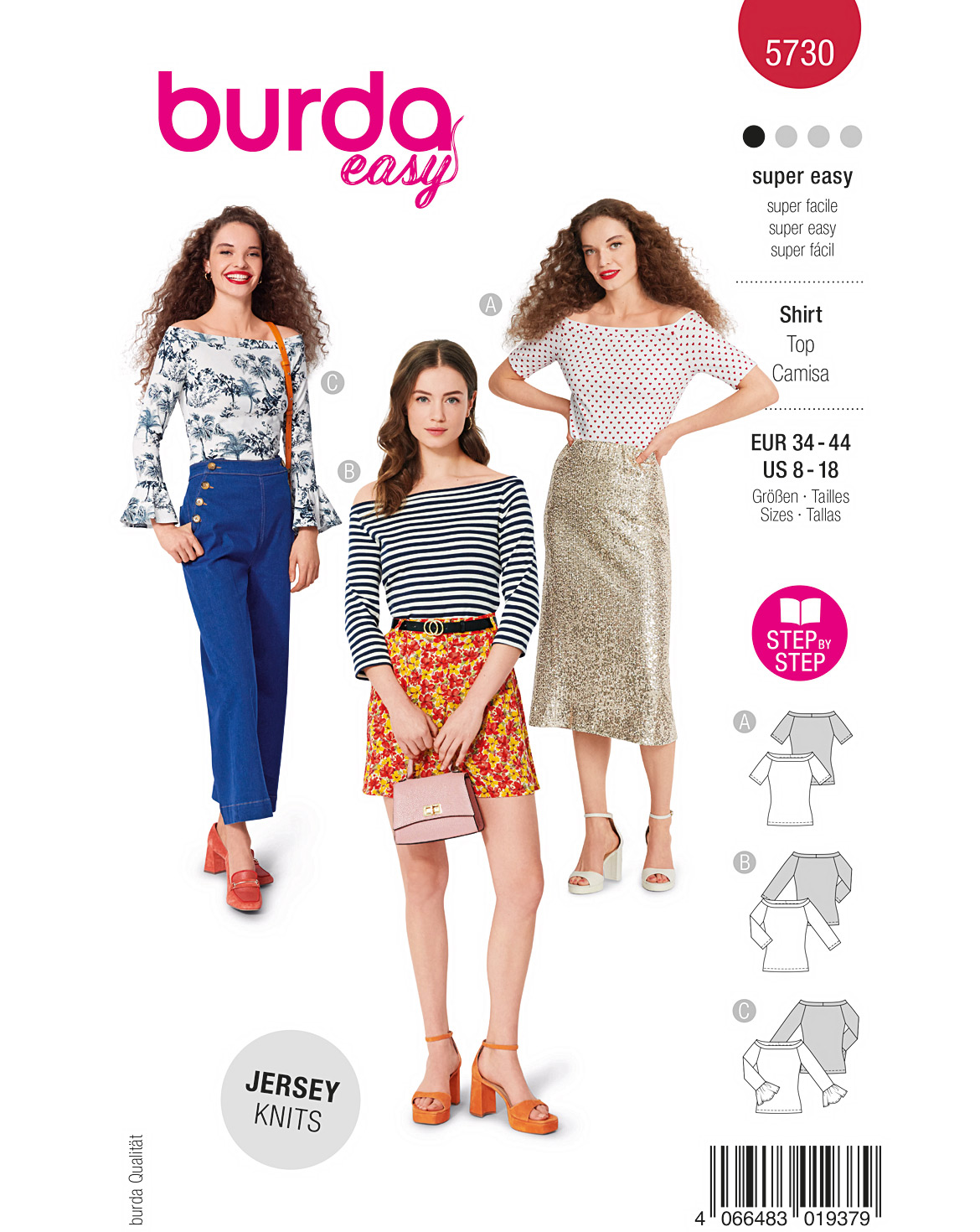 burda Schnittmuster 5730 – Bild 1