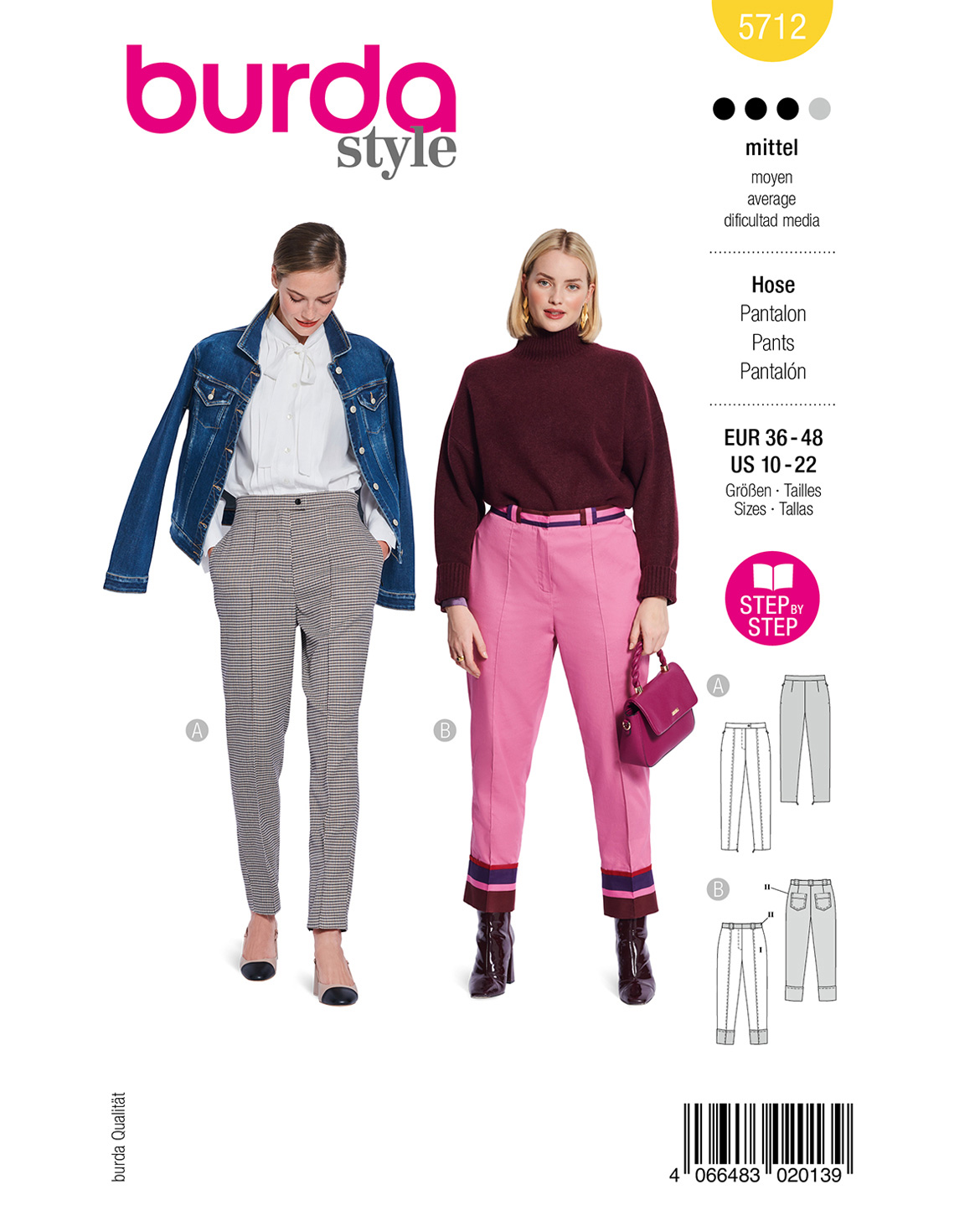 burda Schnittmuster 5712 – Bild 1
