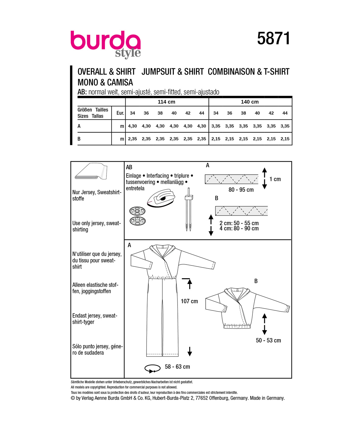 burda Schnittmuster 5871 – Bild 2